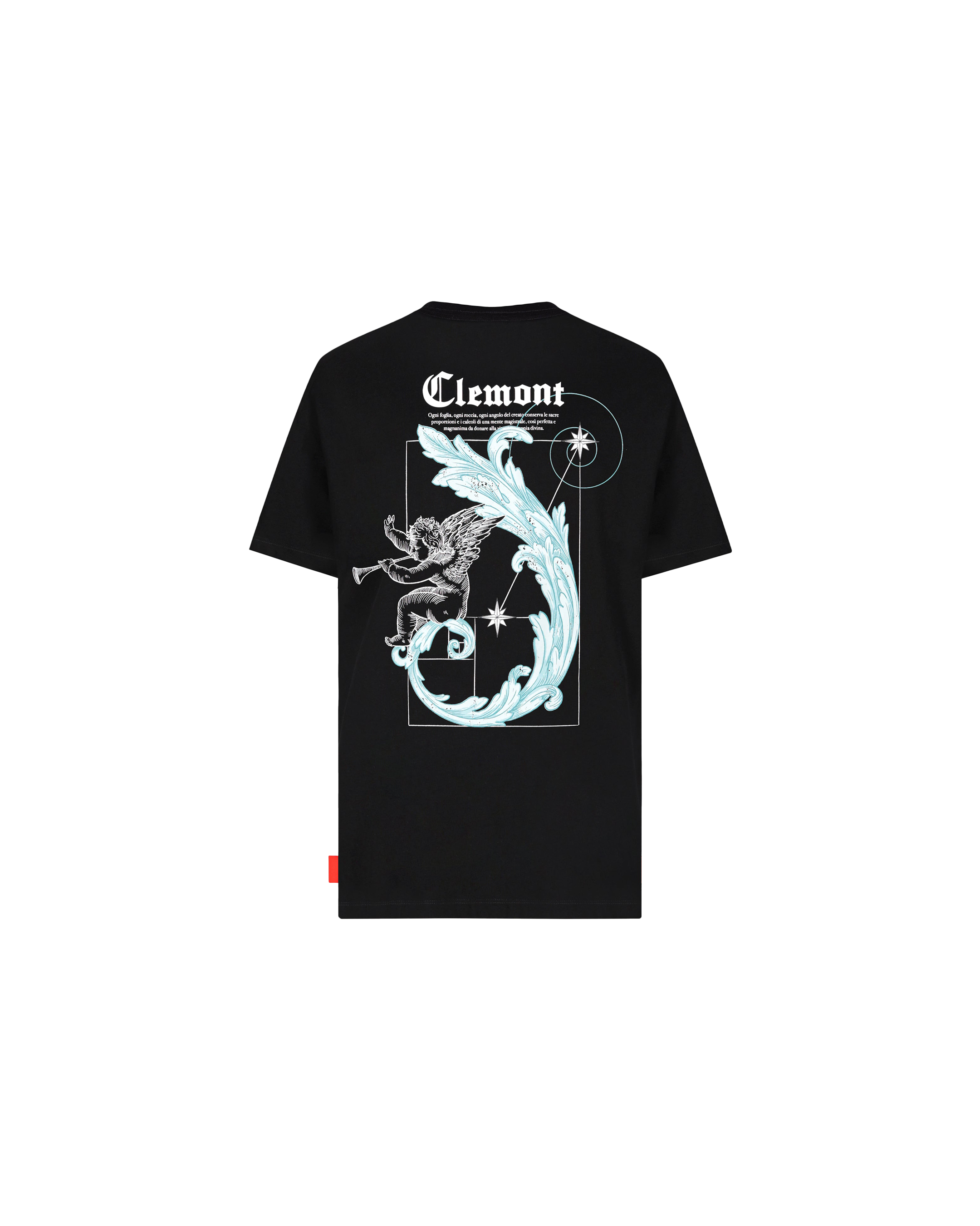 CAMISETA SPIRALE NEGRO CLEMONT