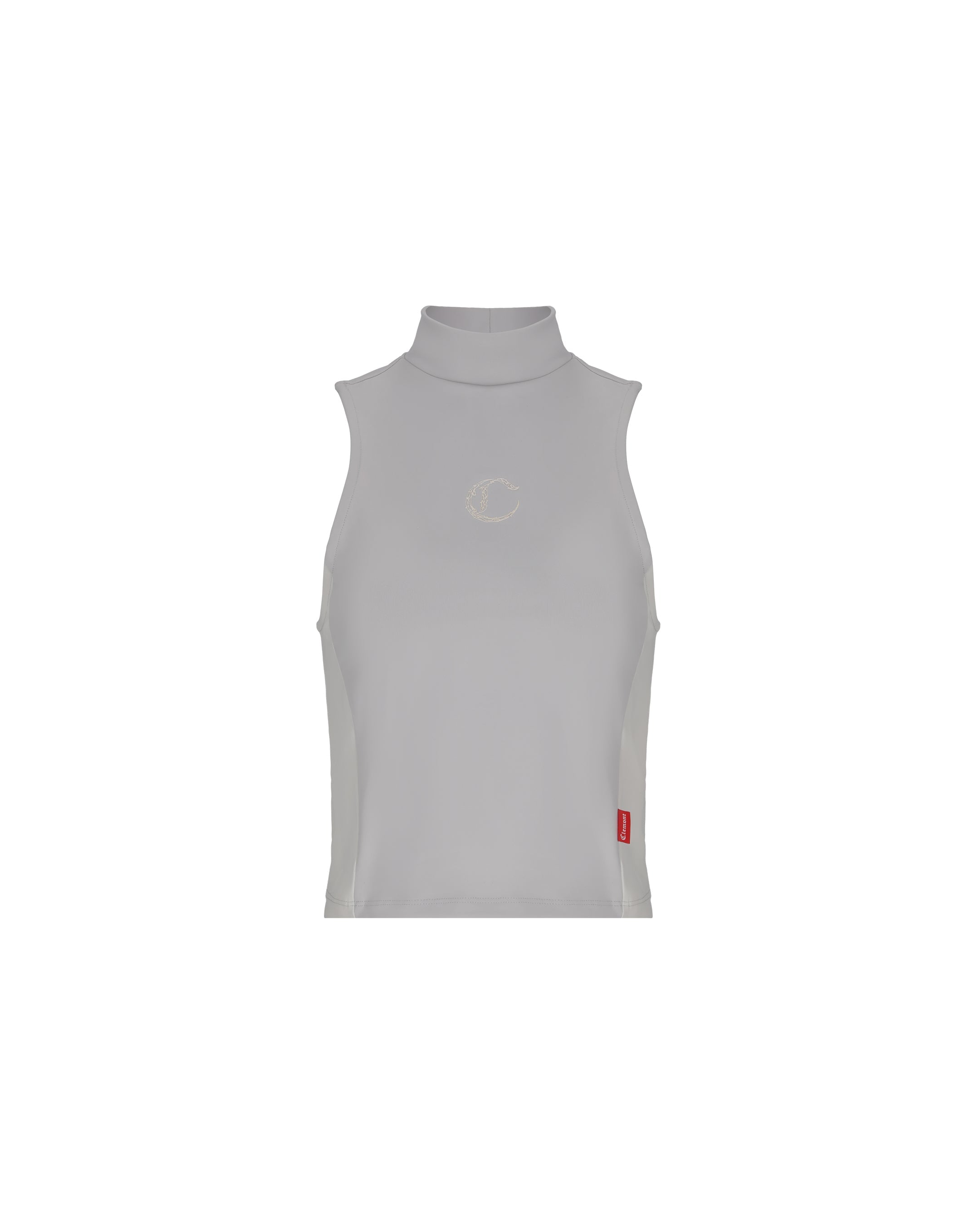 TANK TOP WOMEN ABBAGLIANTE GREY/CREAM CLEMONT