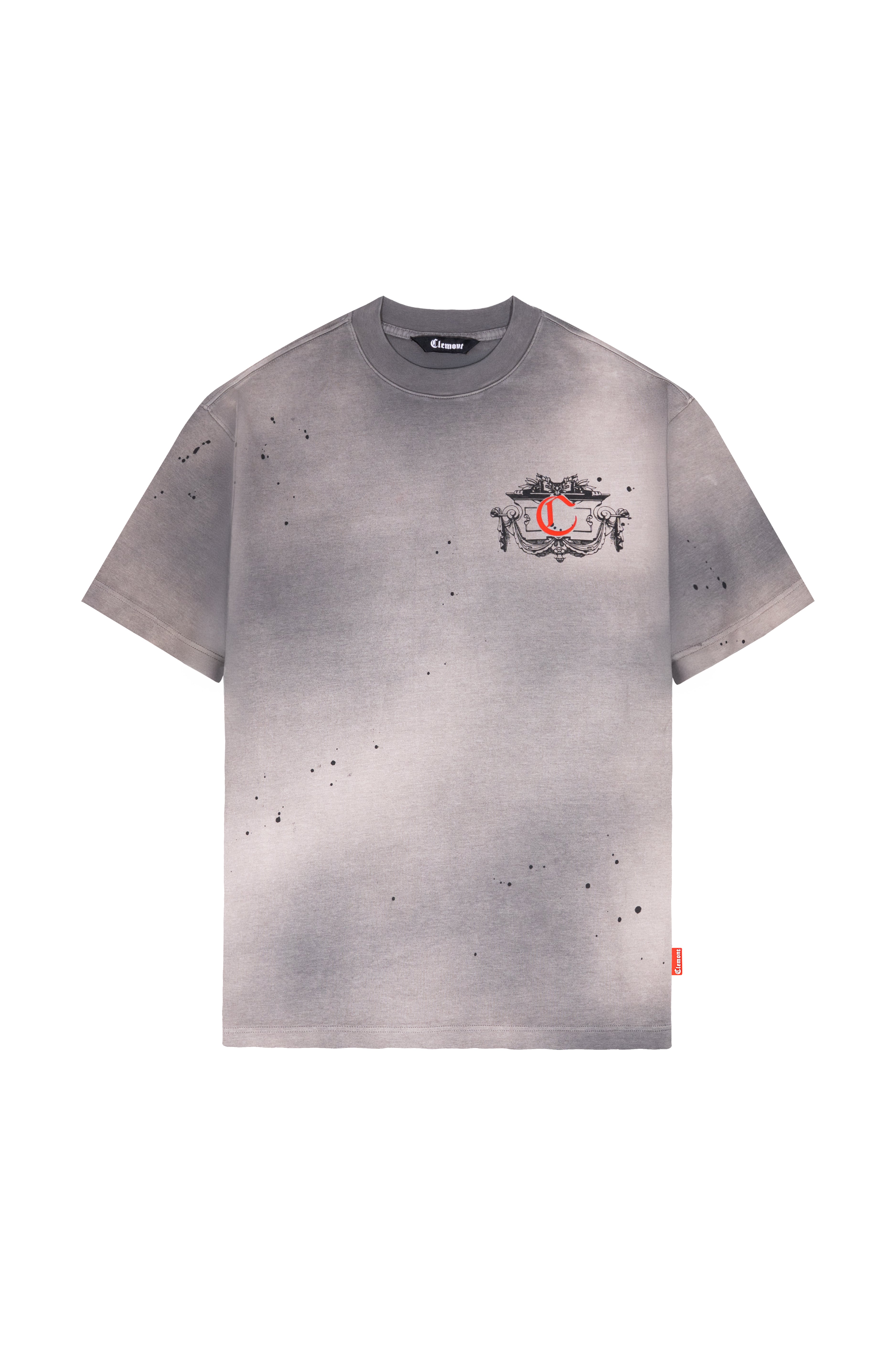 CAMISETA HOMBRE OVERSIZED DISORDINE GRIS OSCURO CLEMONT