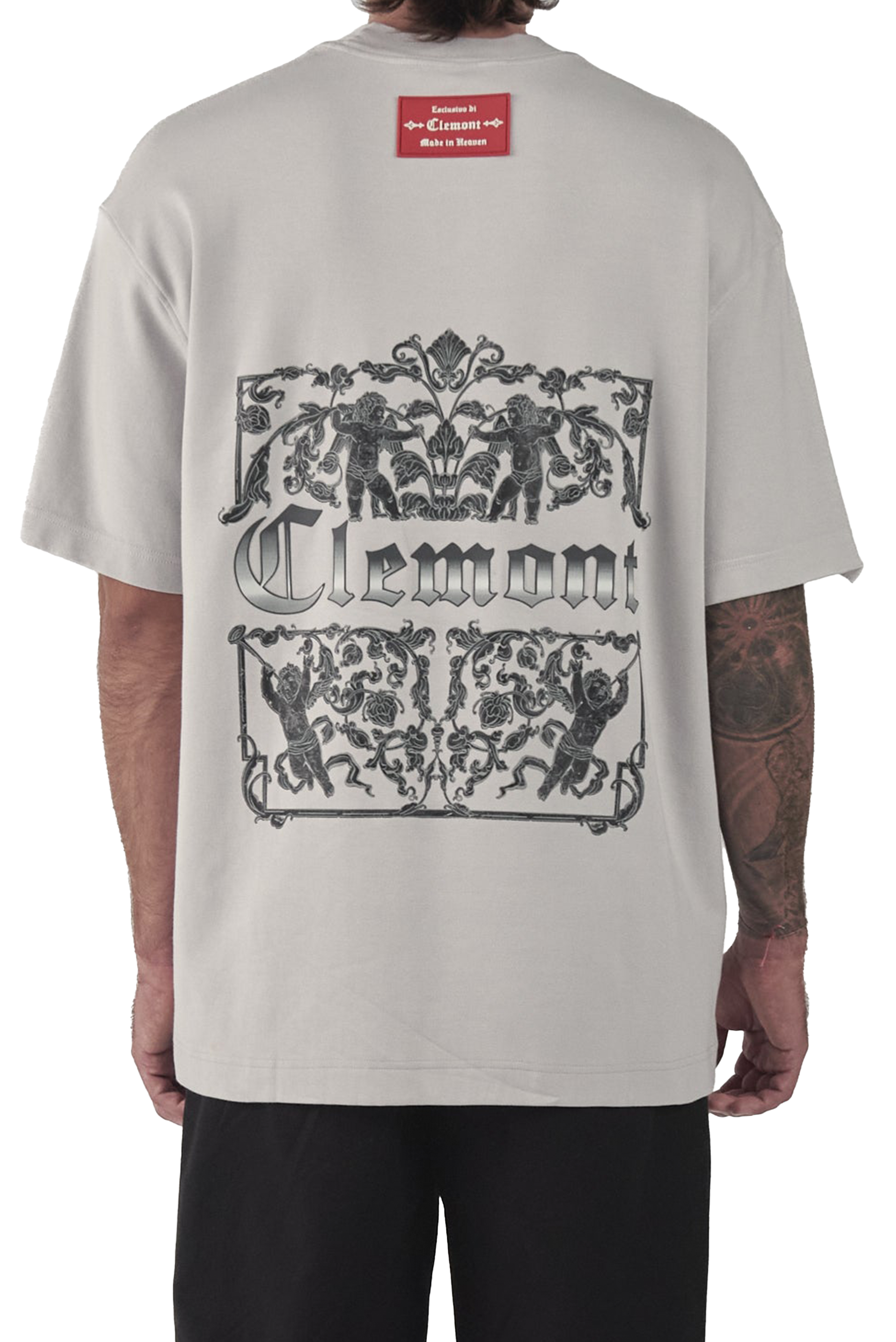 CAMISETA OVERSIZED ARCANGELO GRIS CLEMONT