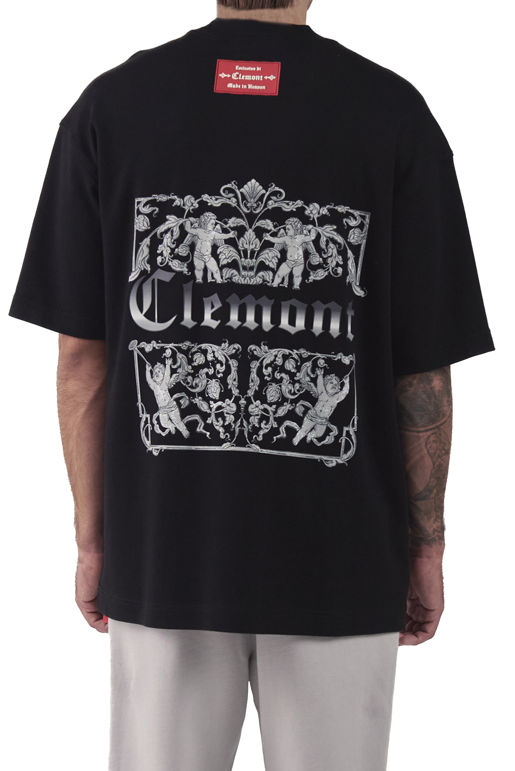 CAMISETA OVERSIZED ARCANGELO NEGRO CLEMONT