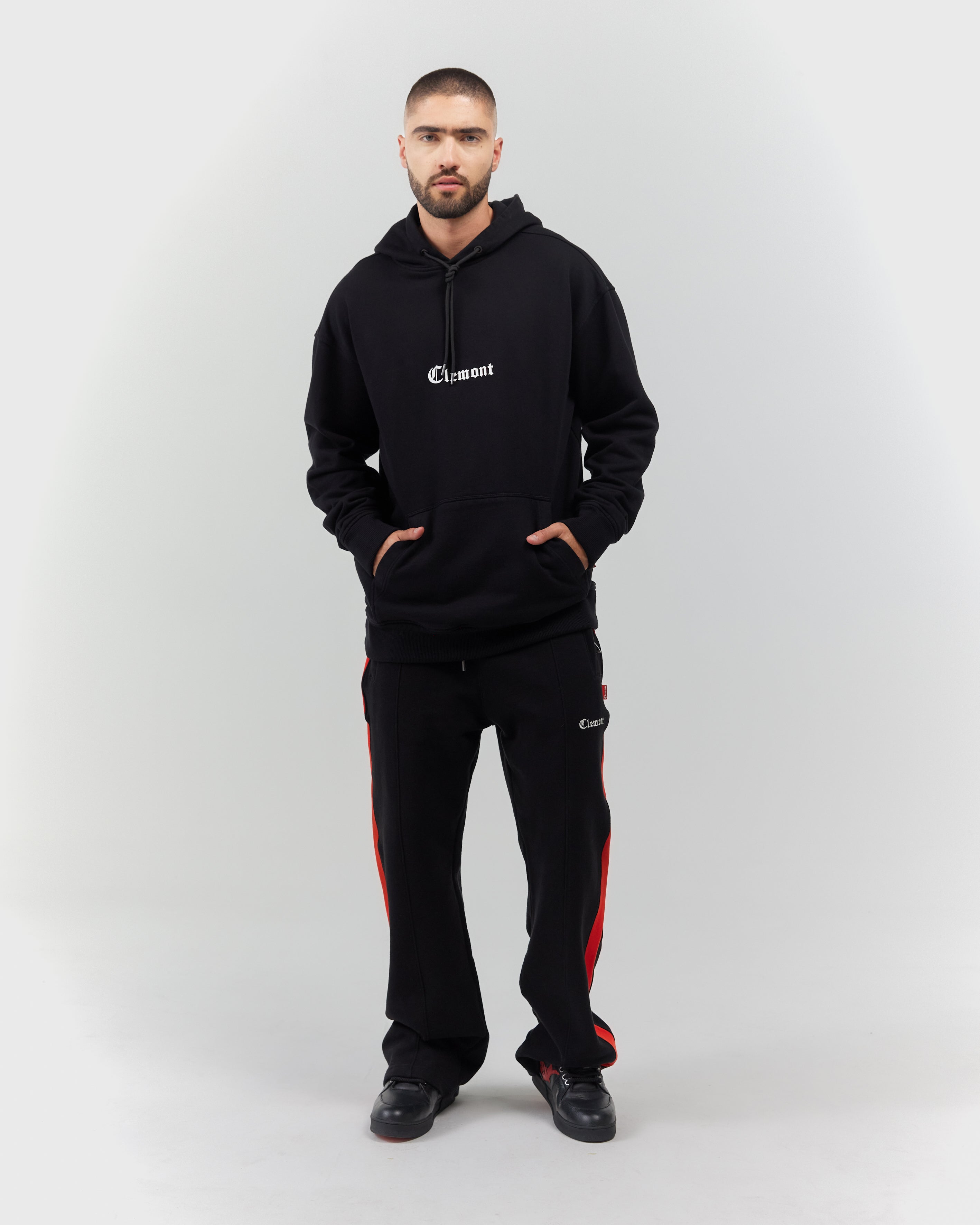 HOODIE MEN INCANTEVOLE BLACK CLEMONT