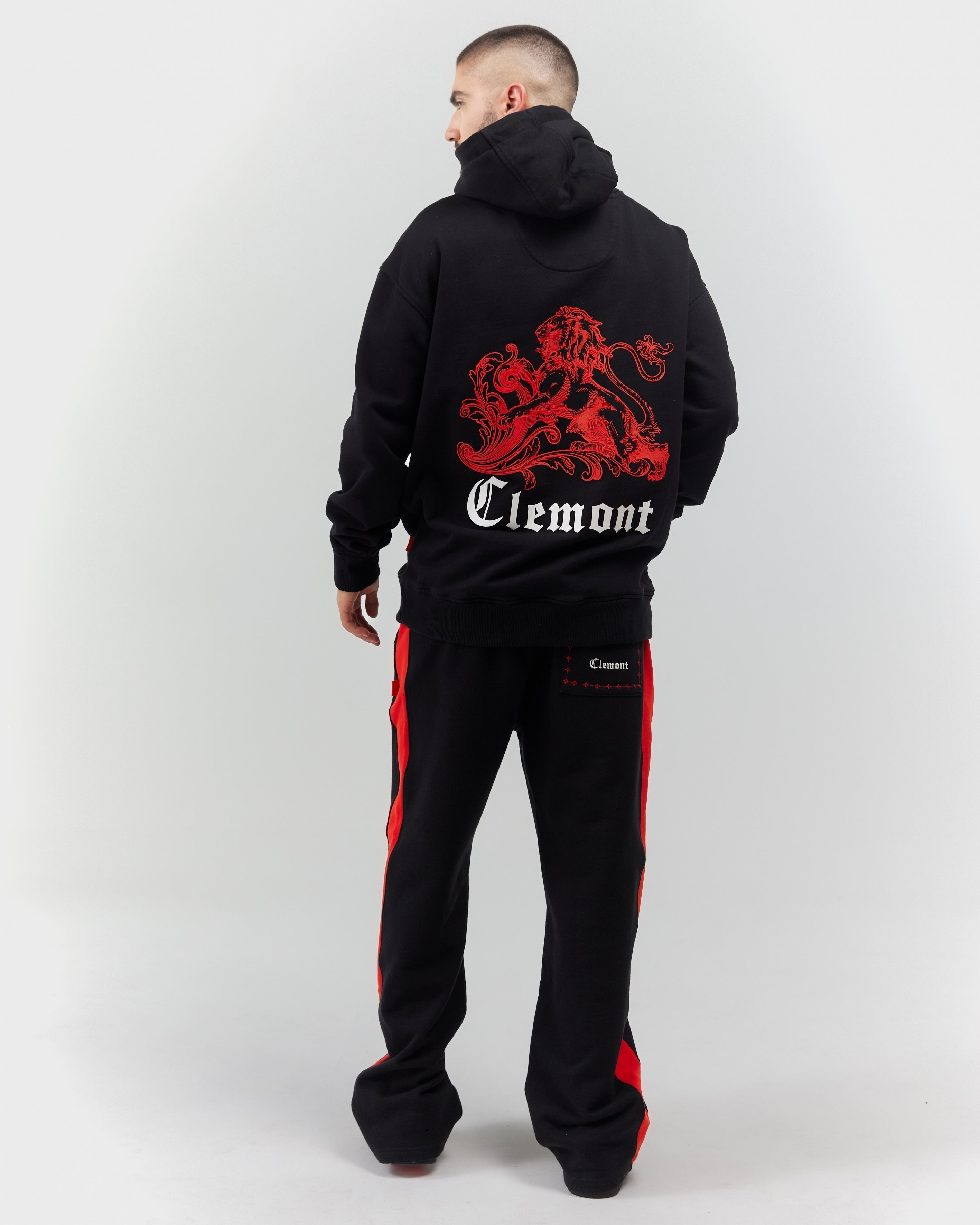 HOODIE MEN INCANTEVOLE BLACK CLEMONT