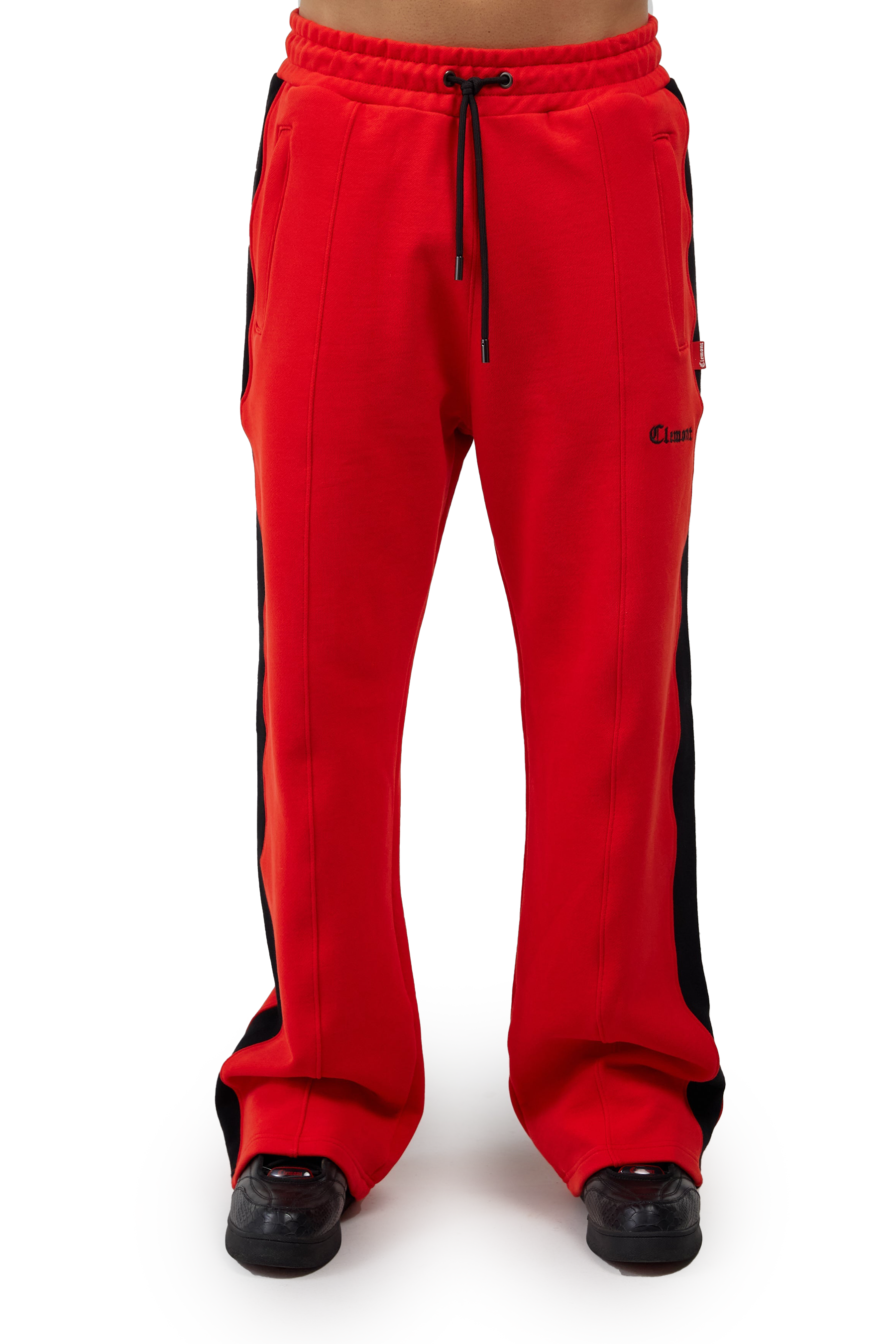 SWEAT PANTS MEN RISPLENDERE RED CLEMONT