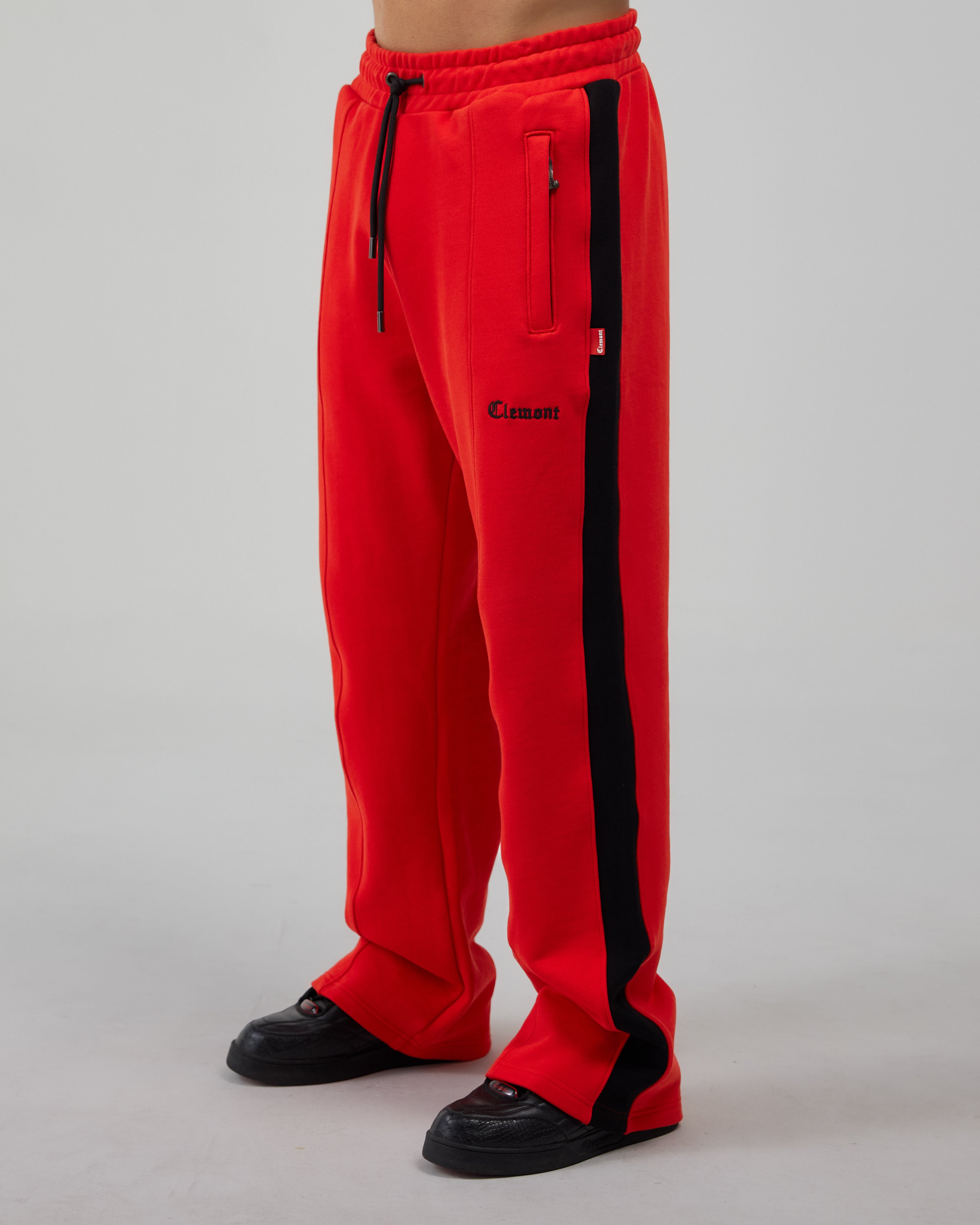 SWEAT PANTS MEN RISPLENDERE RED CLEMONT