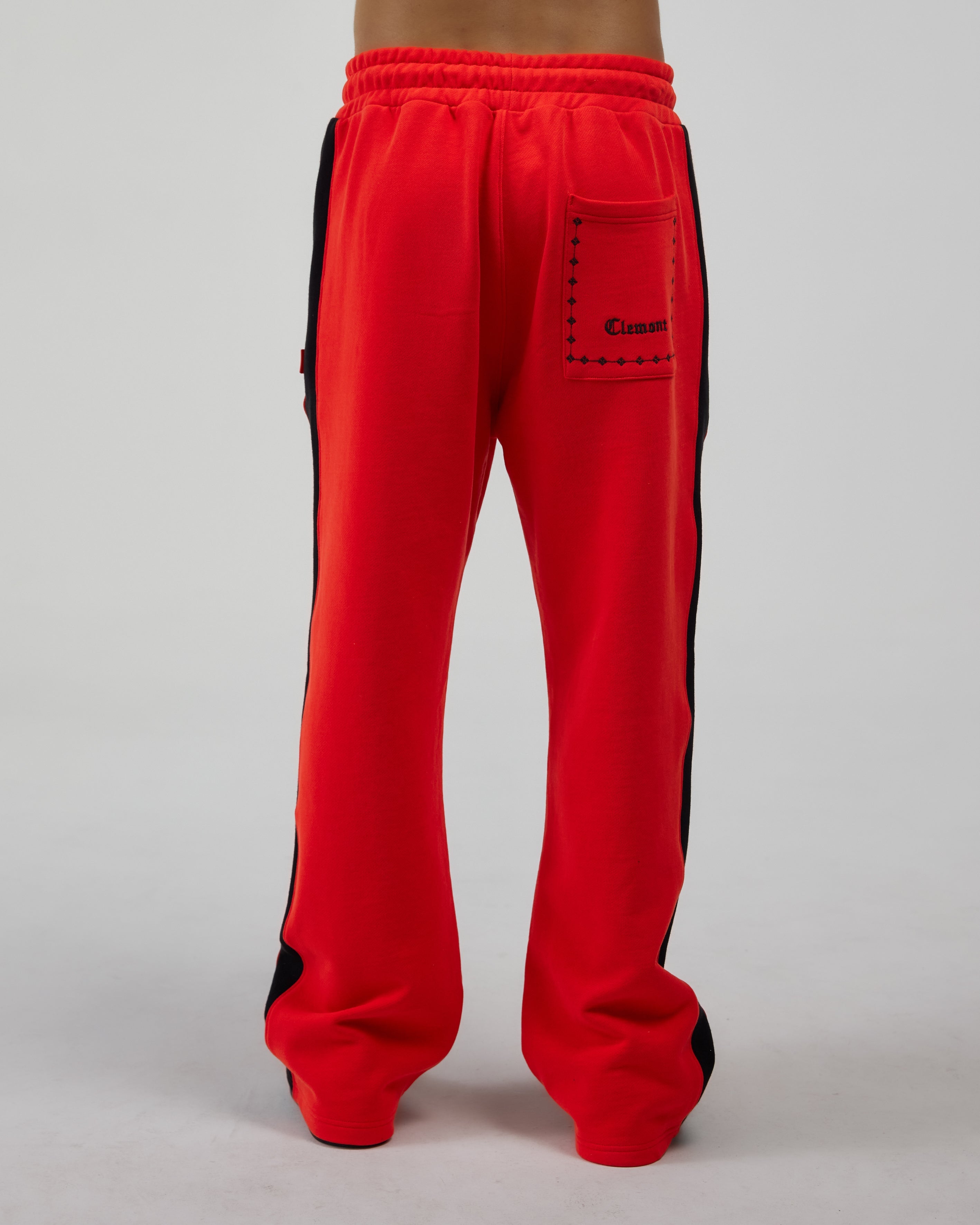 SWEAT PANTS MEN RISPLENDERE RED CLEMONT