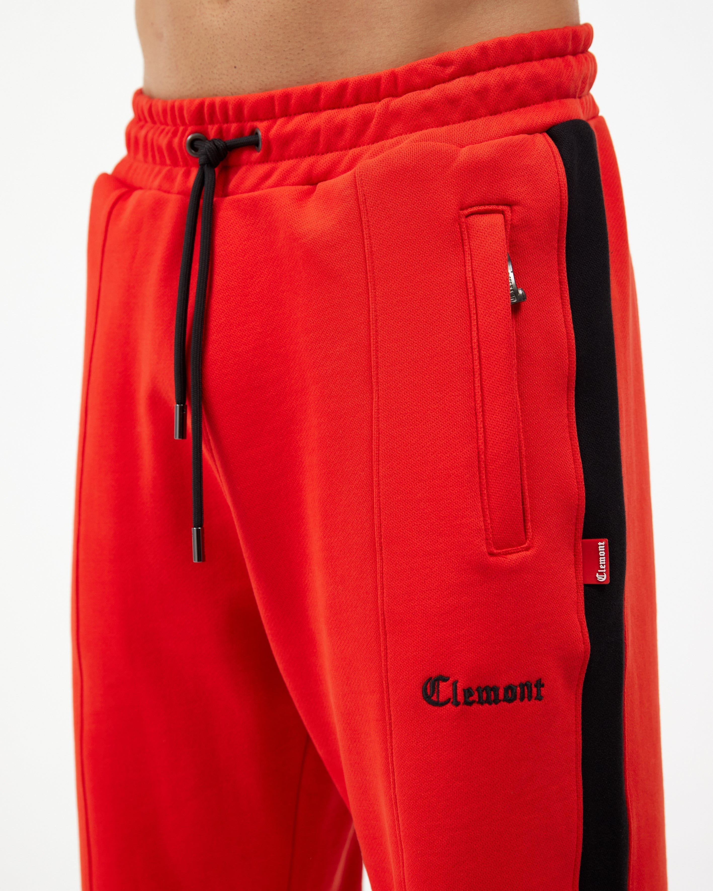 SWEAT PANTS MEN RISPLENDERE RED CLEMONT