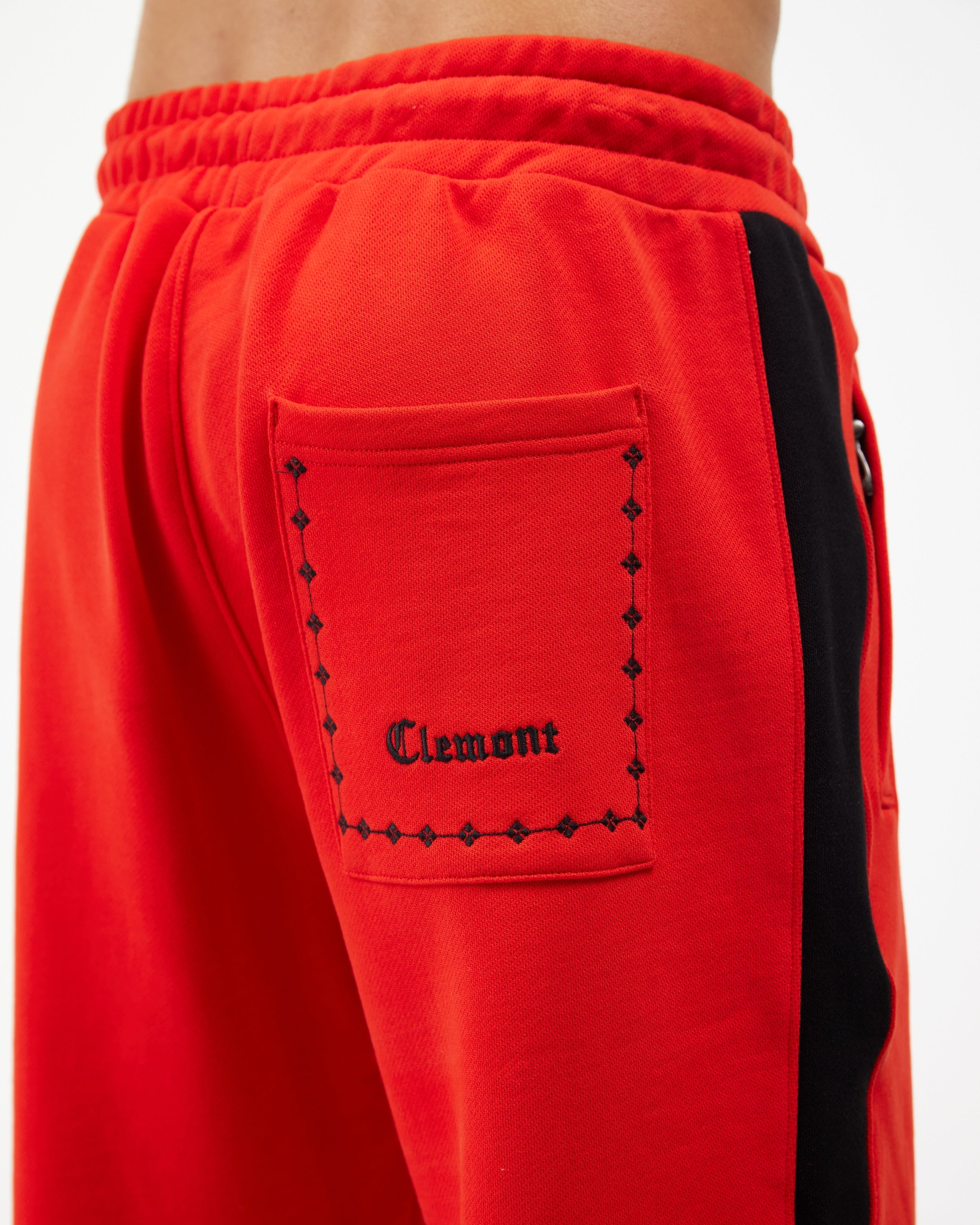 SWEAT PANTS MEN RISPLENDERE RED CLEMONT