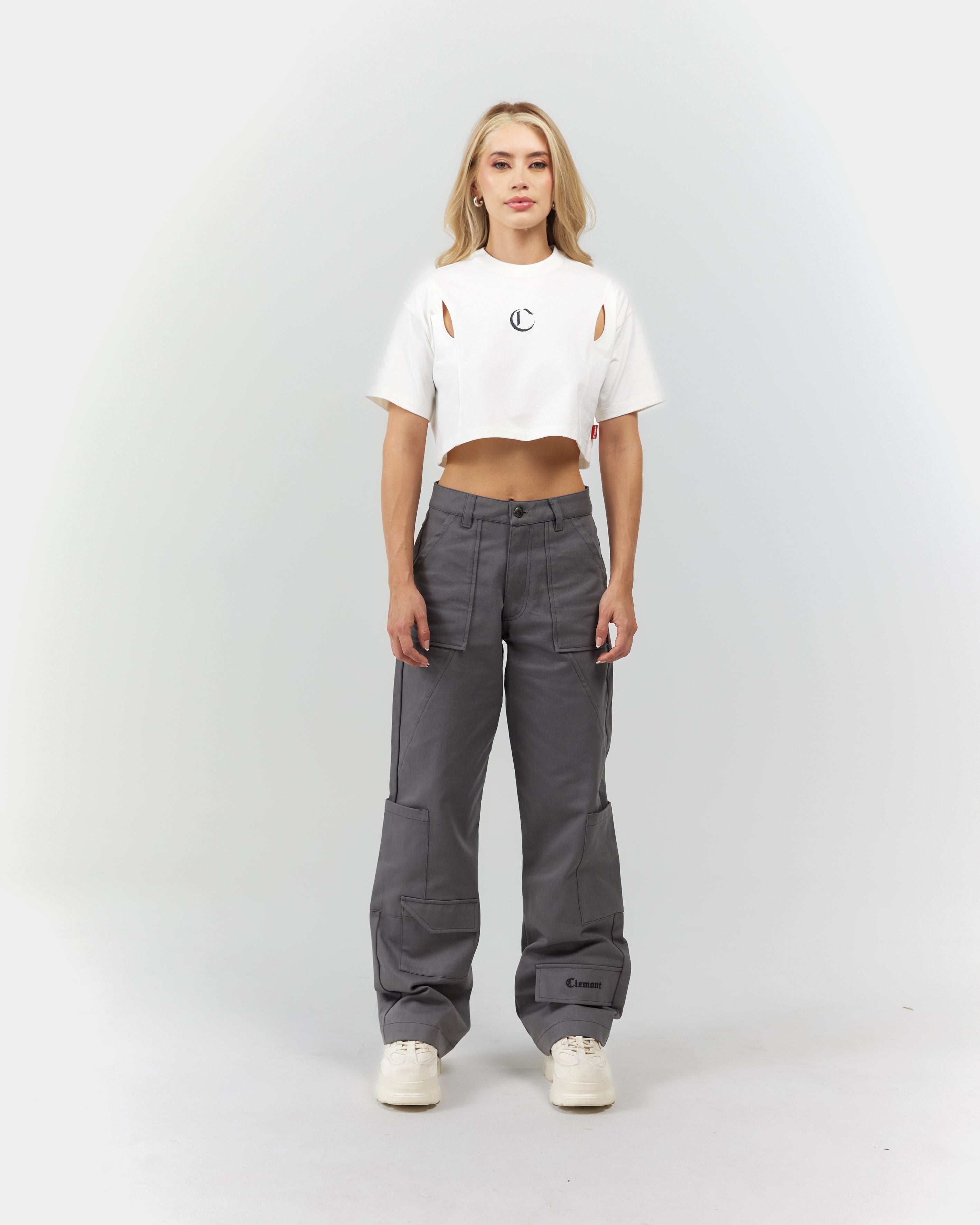 CROP TOP MUJER ARMONIOSO CREMA CLEMONT