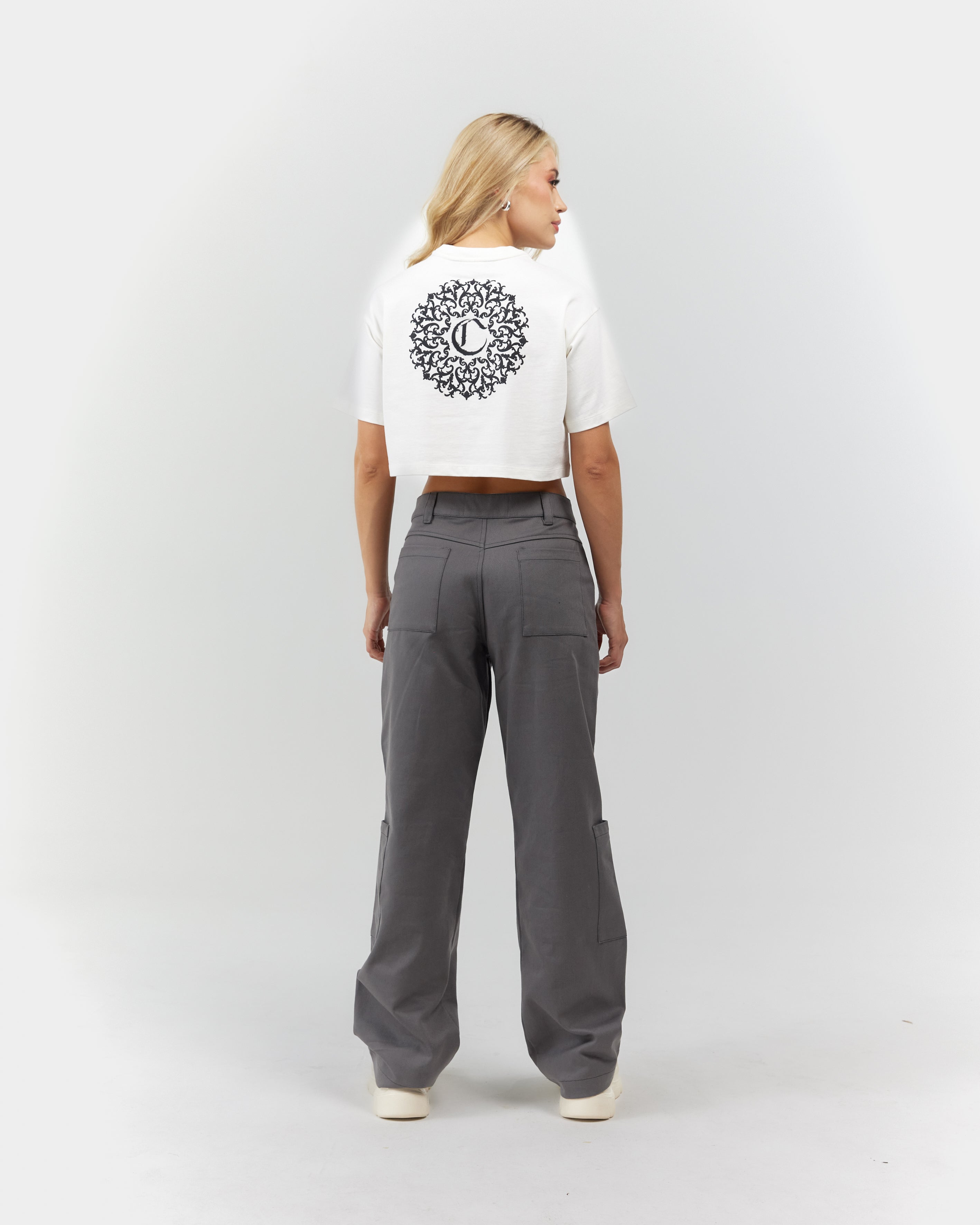 CROP TOP MUJER ARMONIOSO CREMA CLEMONT