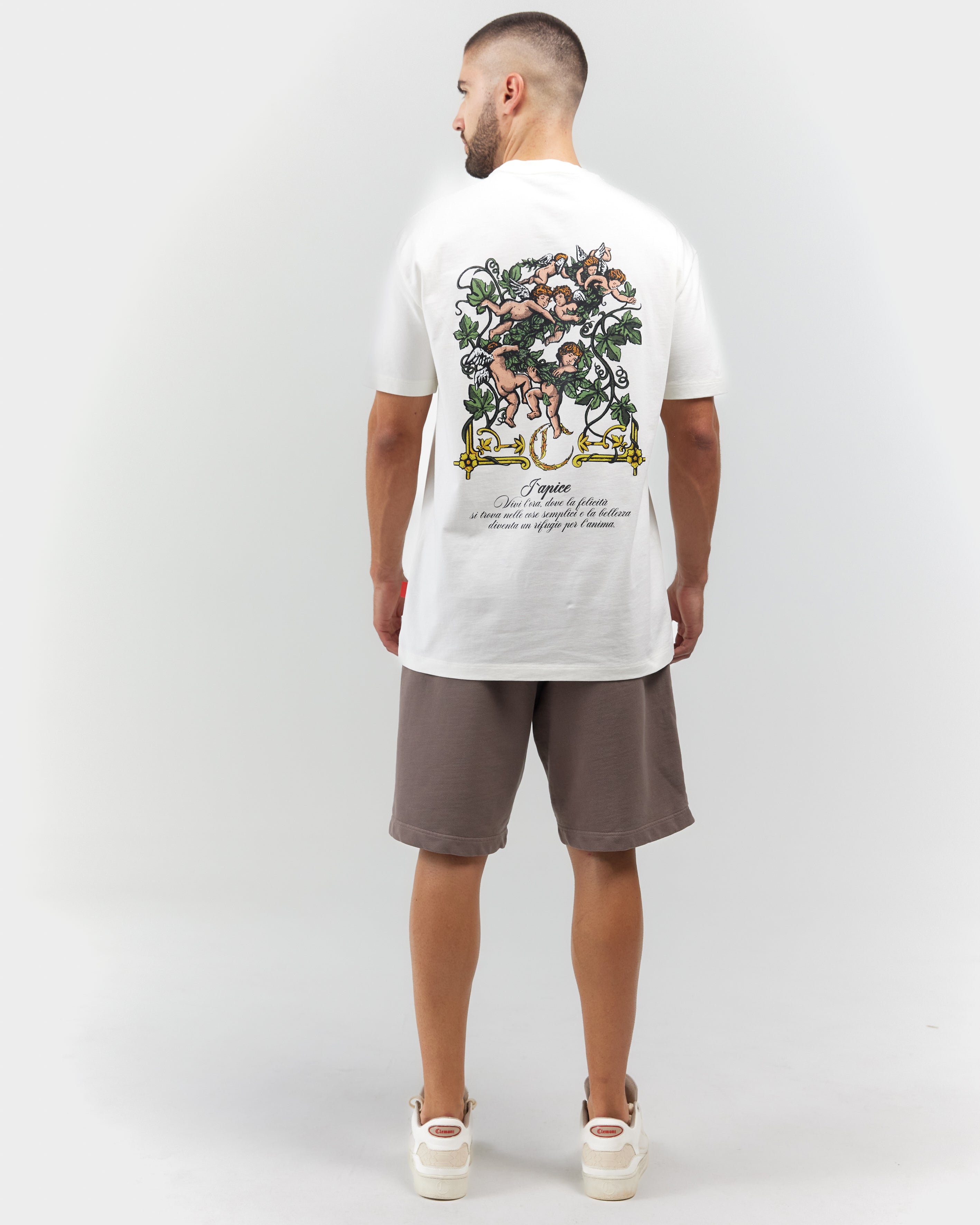 T-SHIRT MEN RISPLENDENTE CREAM CLEMONT