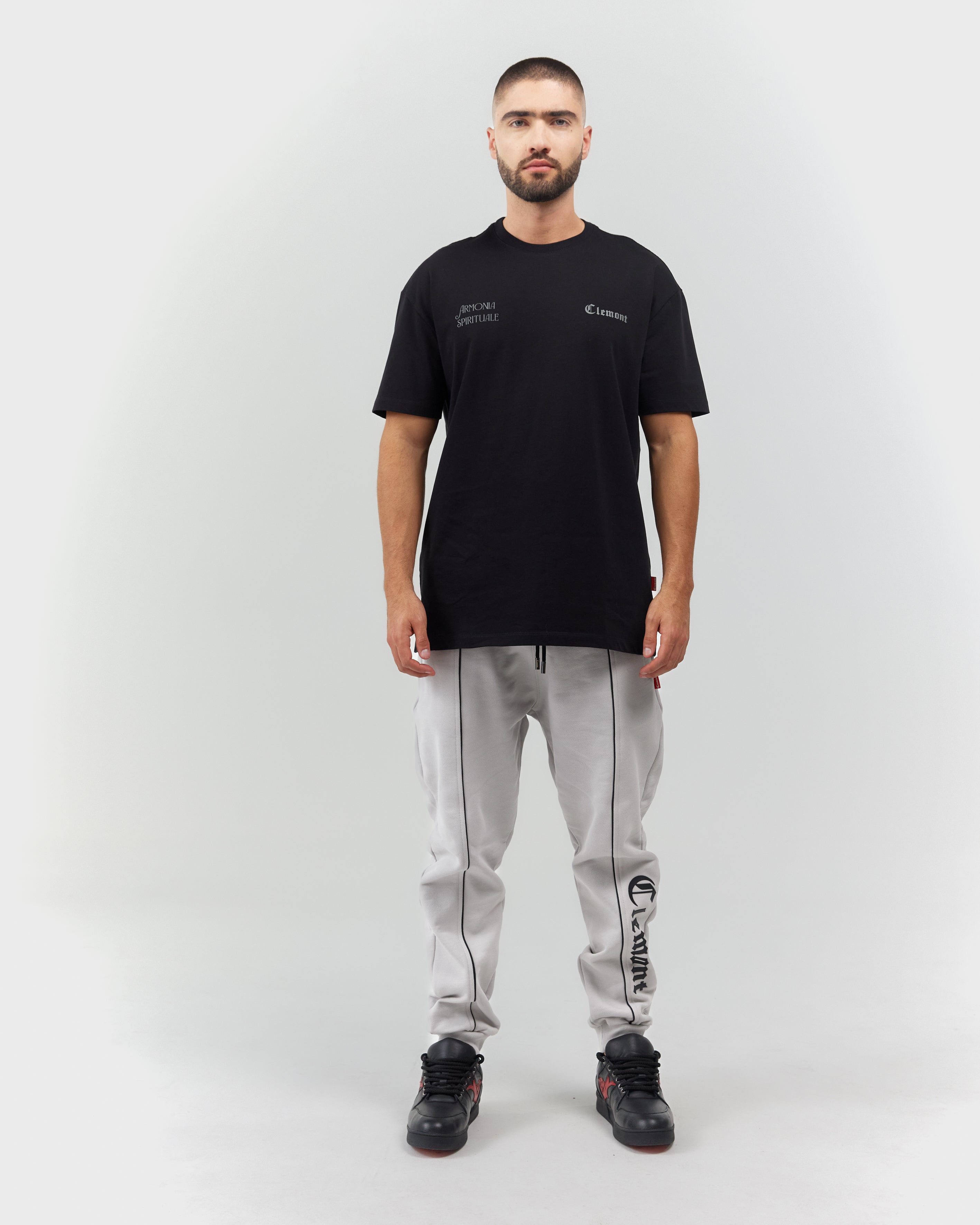 T-SHIRT MEN ESTREMO BLACK CLEMONT