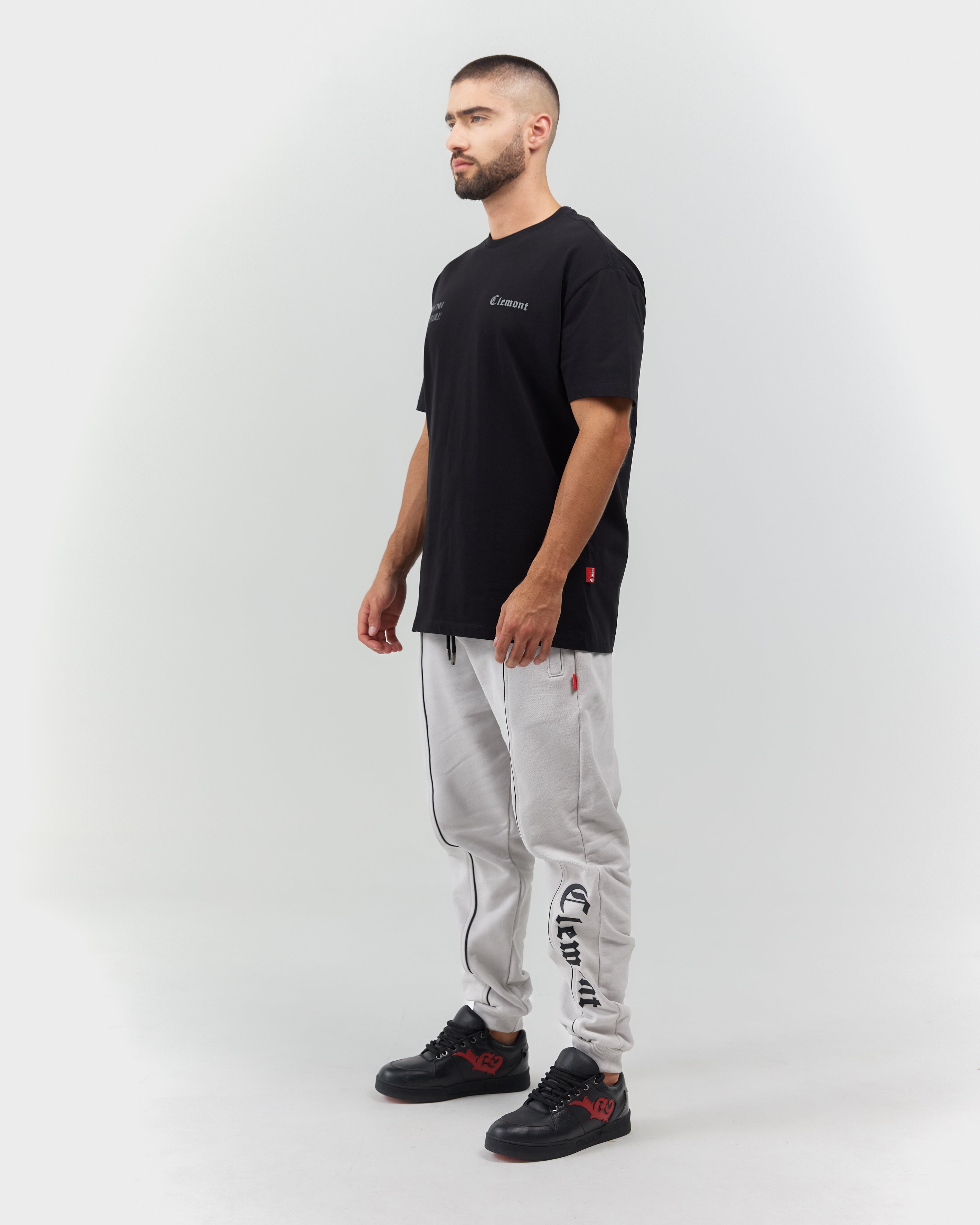 T-SHIRT MEN ESTREMO BLACK CLEMONT