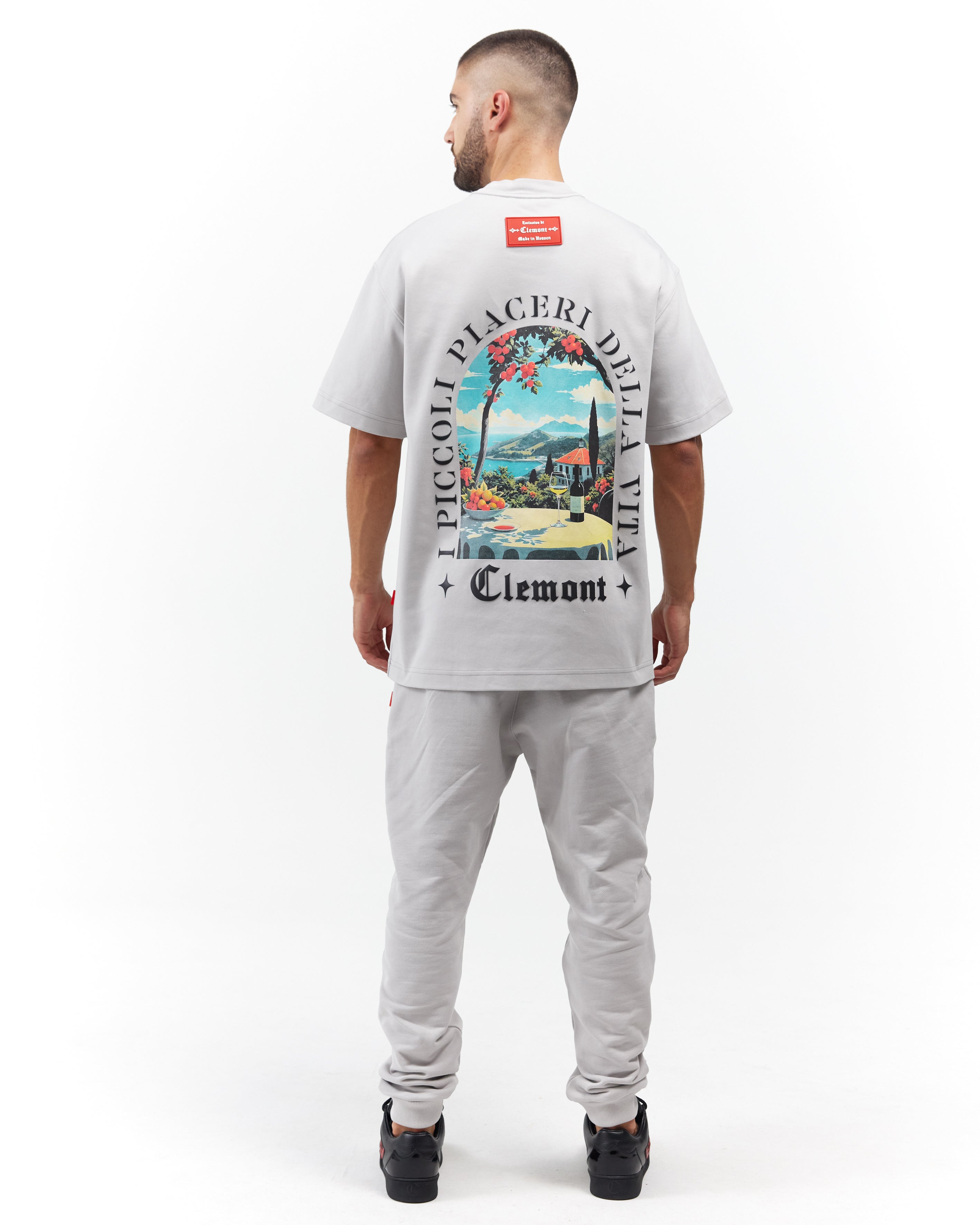 T-SHIRT MEN OVERSIZED ECLATANTE GREY CLEMONT
