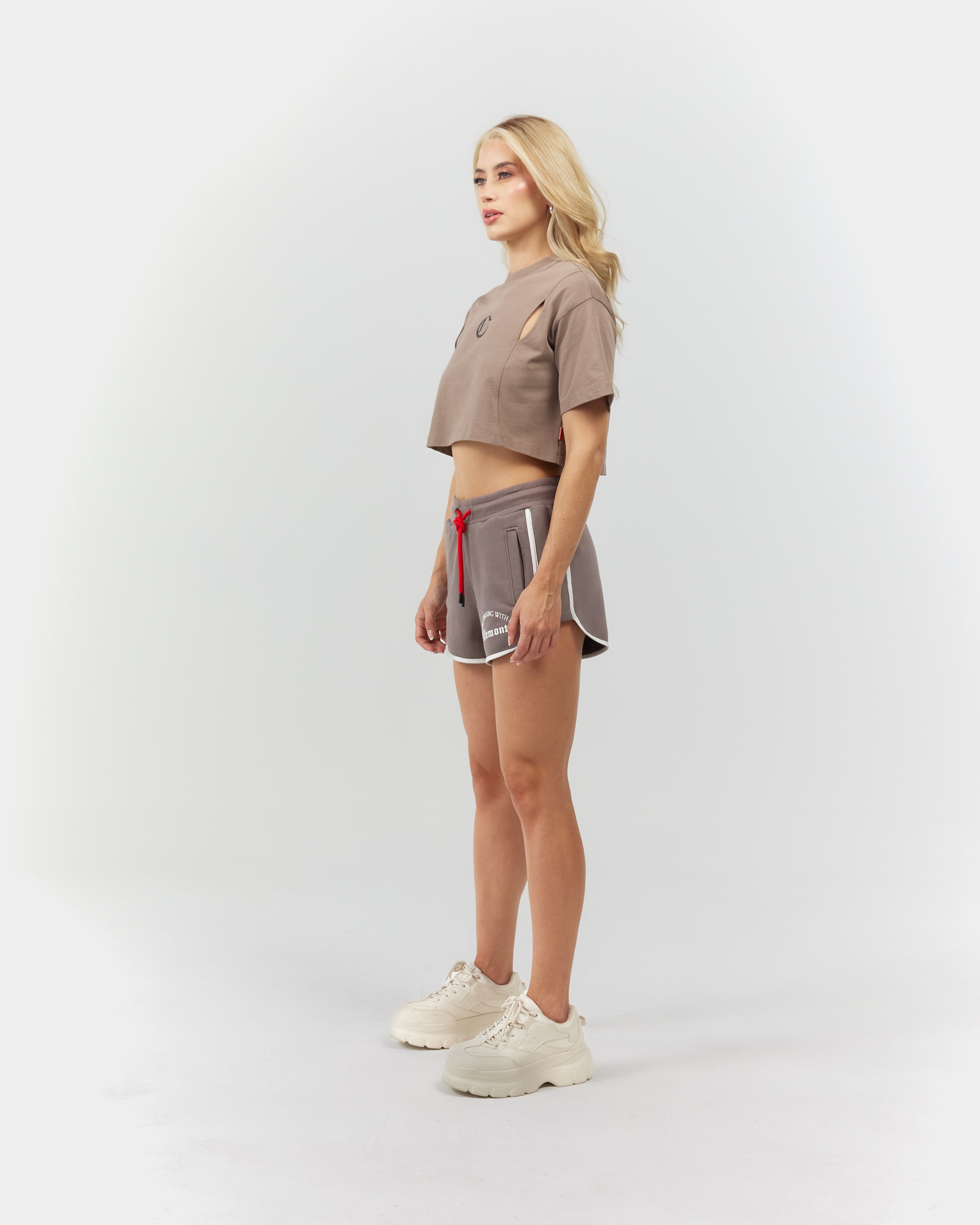 CROP TOP MUJER ARMONIOSO TAUPE CLEMONT