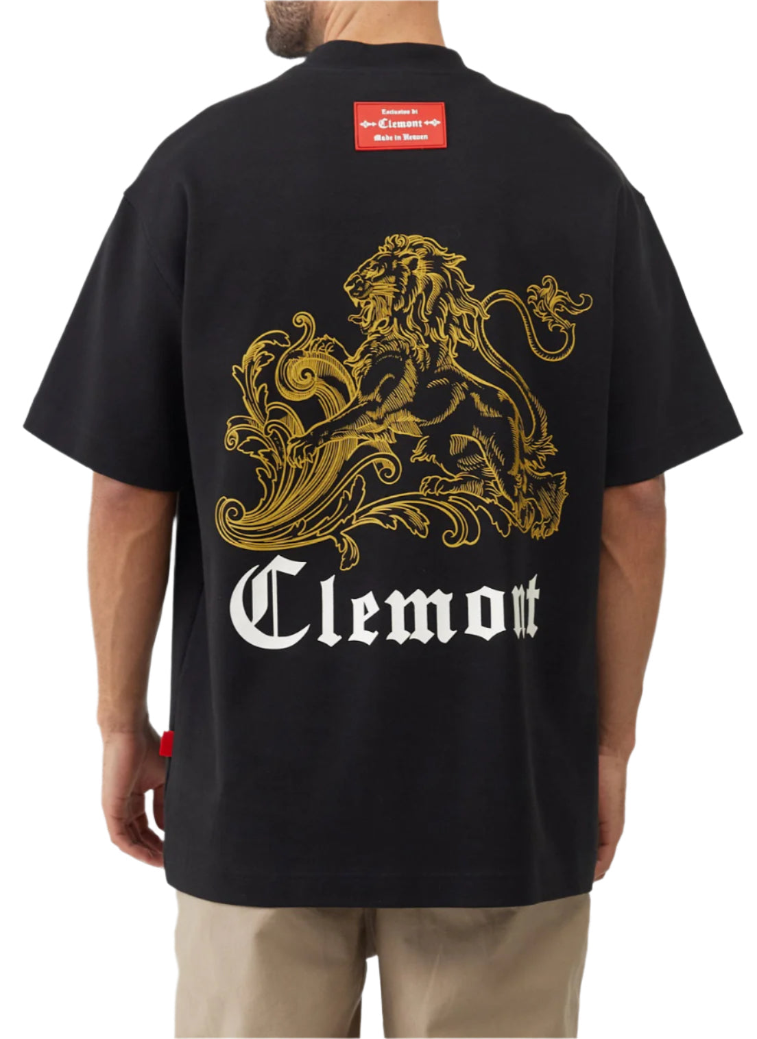 T-SHIRT MEN OVERSIZED GIOIELLO BLACK CLEMONT
