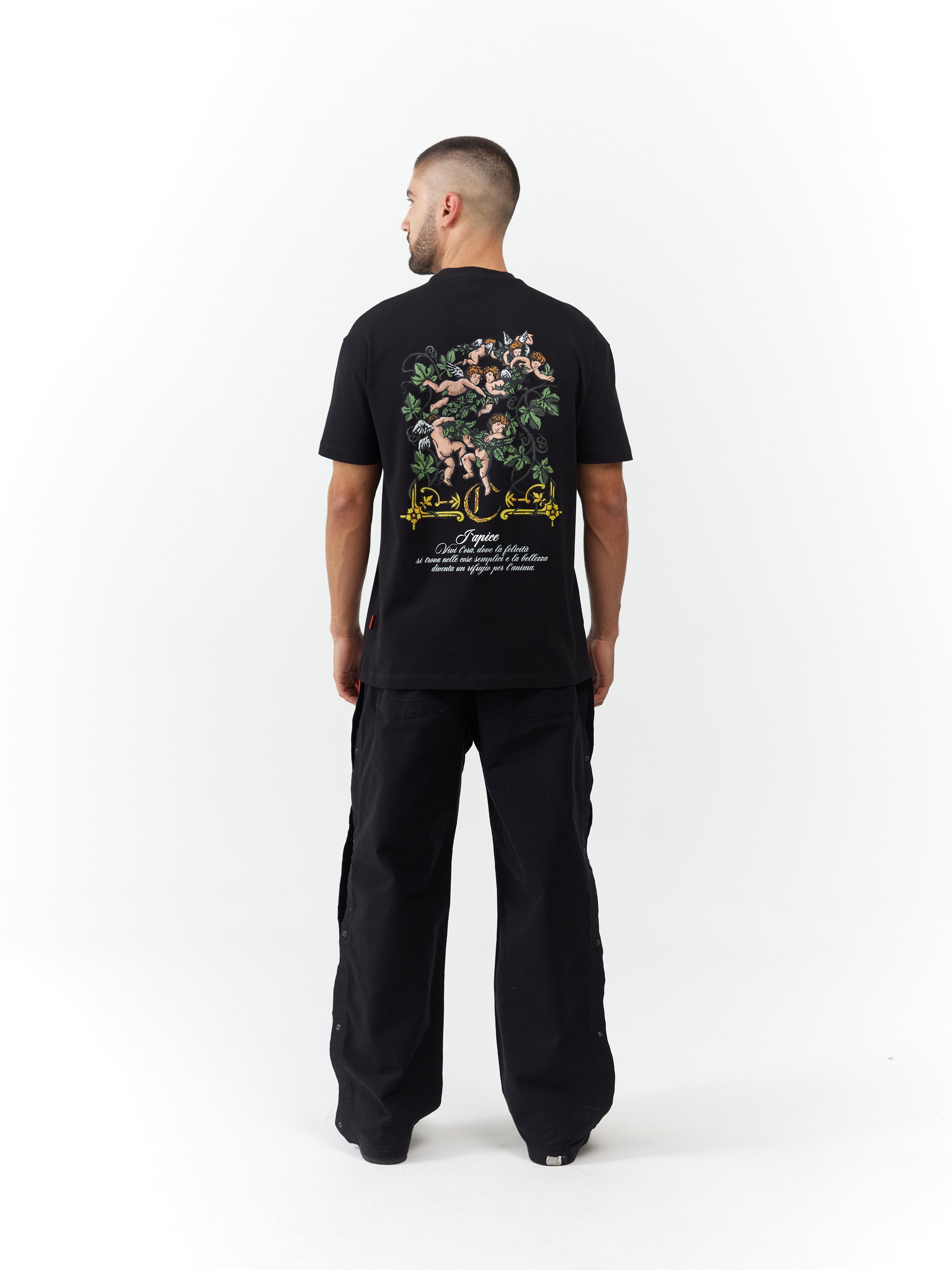 T-SHIRT MEN RISPLENDENTE BLACK CLEMONT
