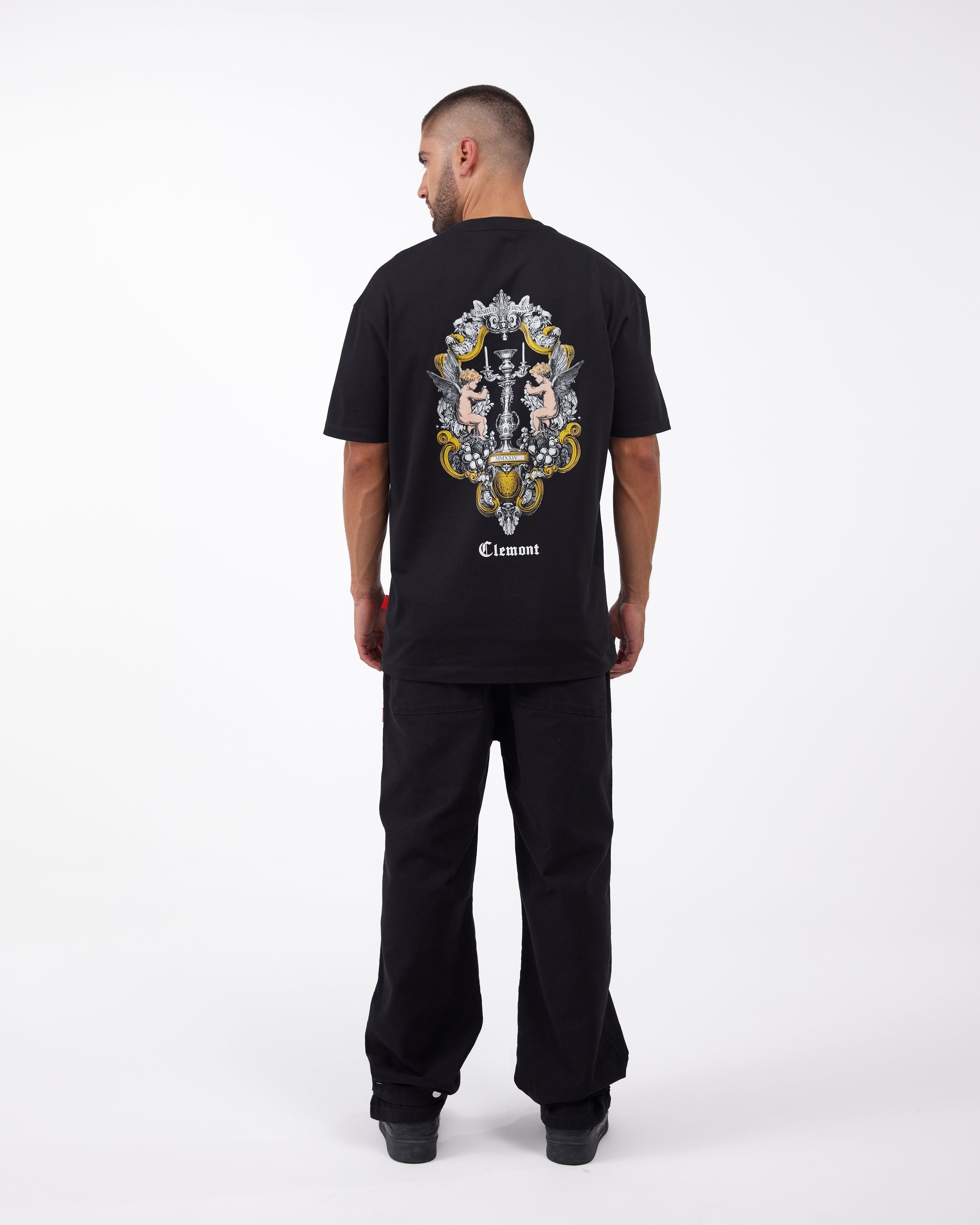 CAMISETA HOMBRE PACE NEGRO CLEMONT
