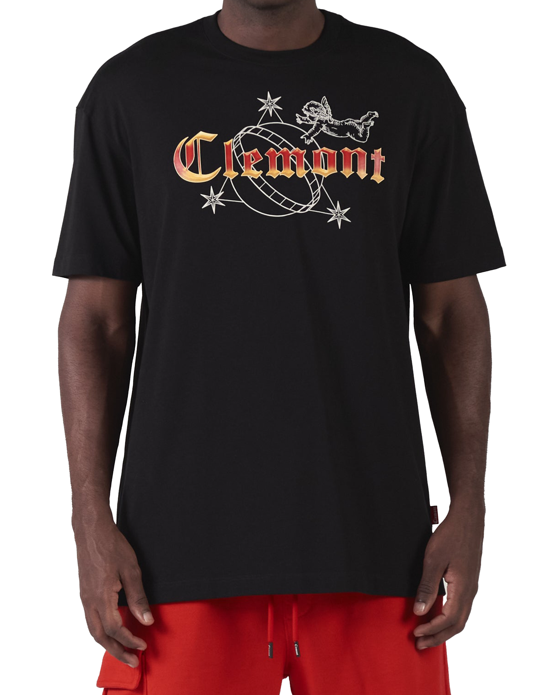 CAMISETA OVALE NEGRO CLEMONT