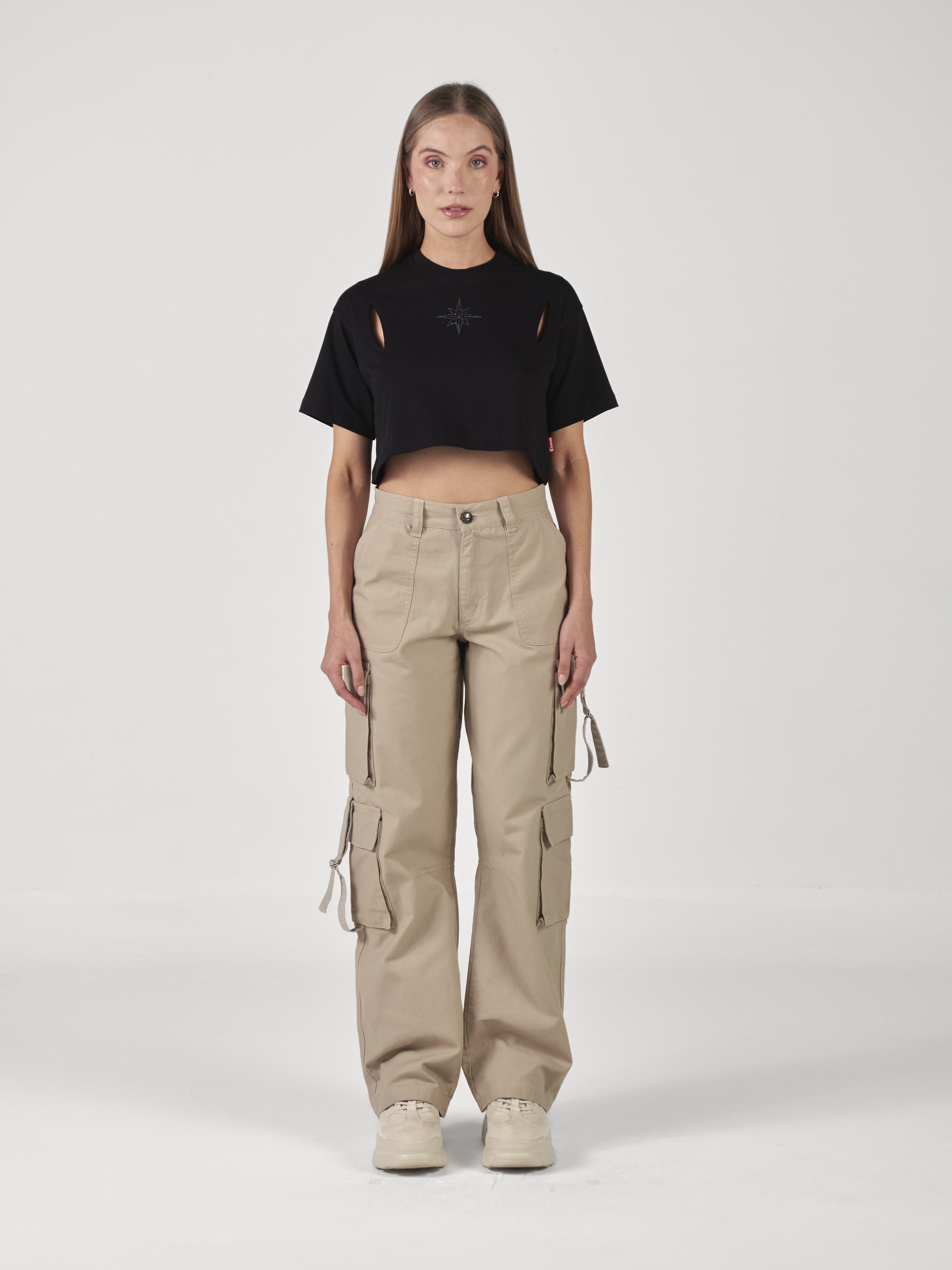 PANTALON PARALLELO NUDE CLEMONT