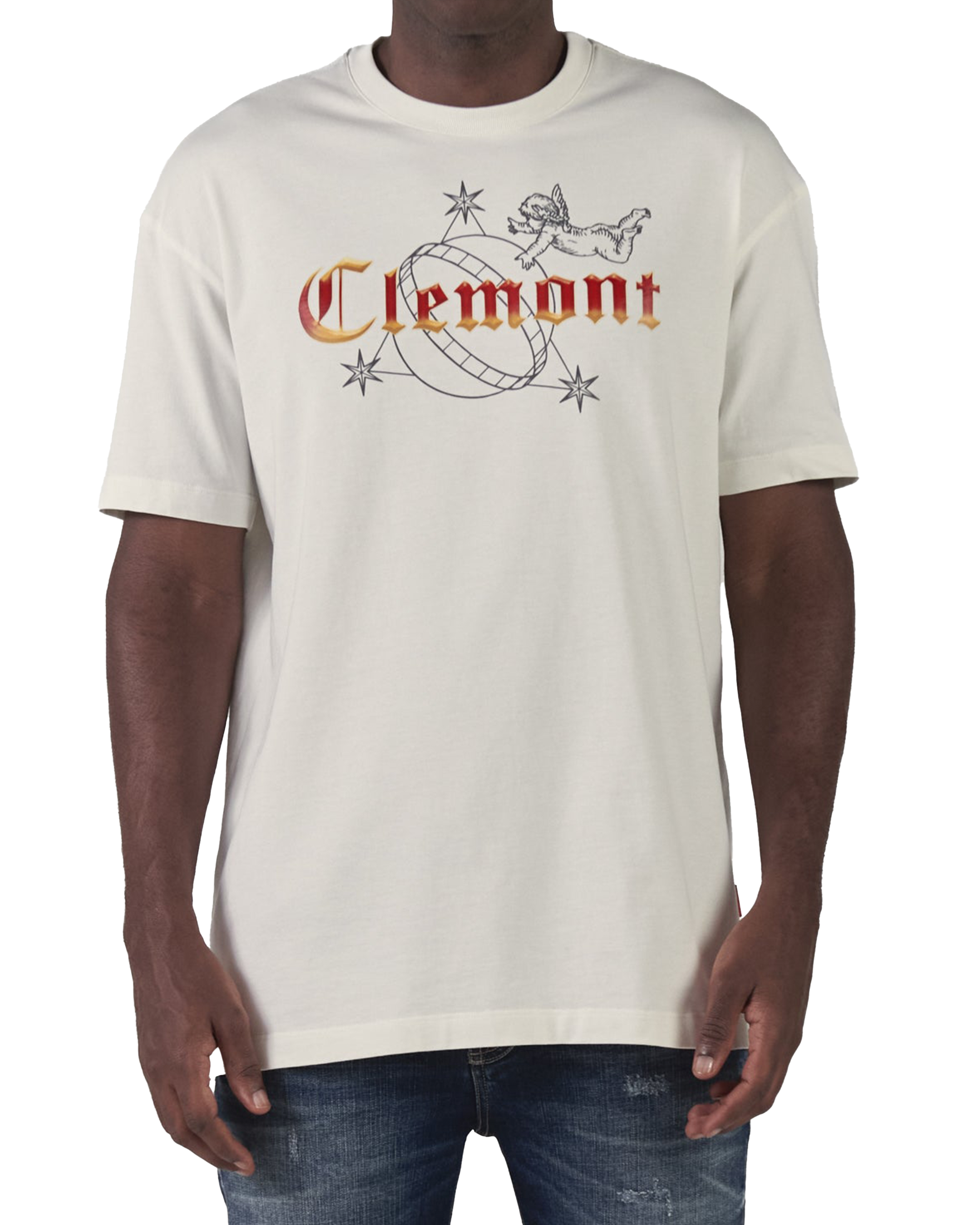 CAMISETA OVALE CREMA CLEMONT
