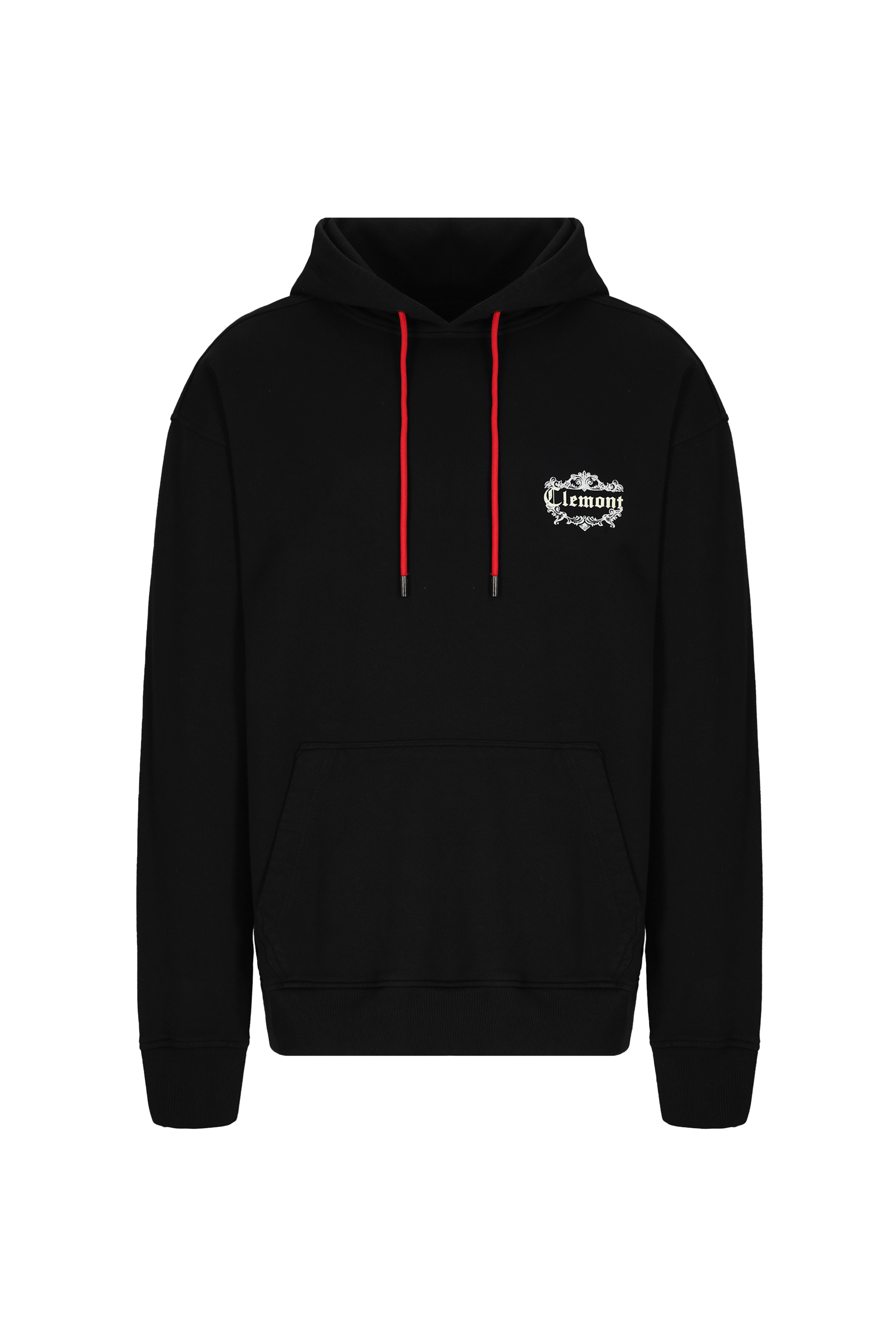 HOODIE MEN FIORITURA BLACK CLEMONT