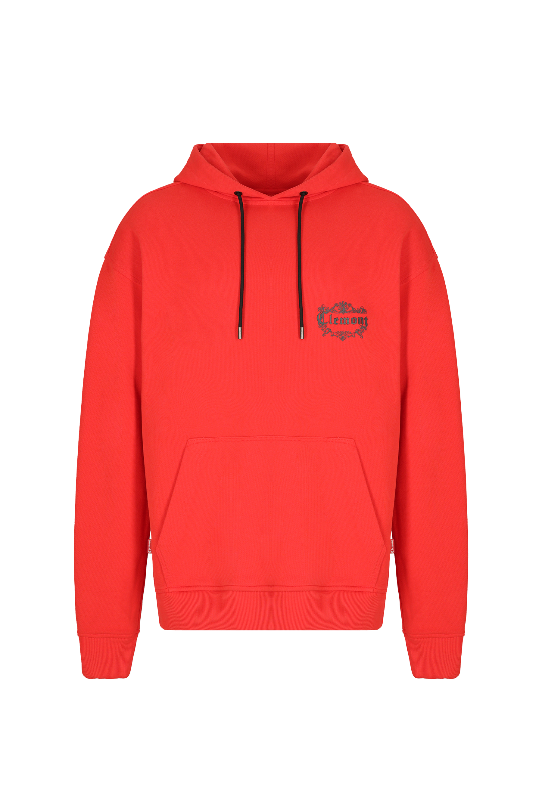 HOODIE MEN FIORITURA RED CLEMONT