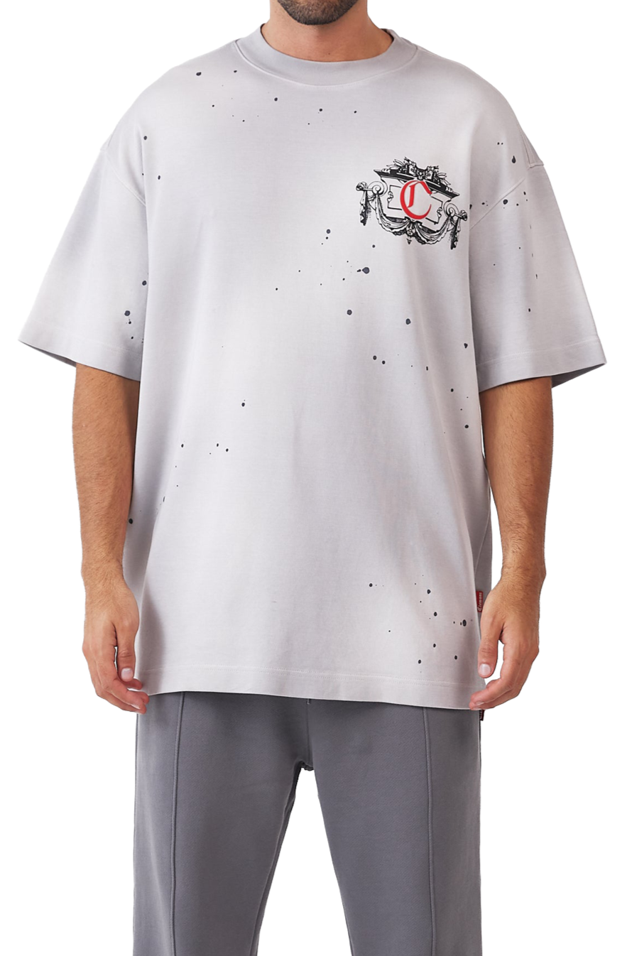 CAMISETA HOMBRE OVERSIZED DISORDINE GRIS CLEMONT