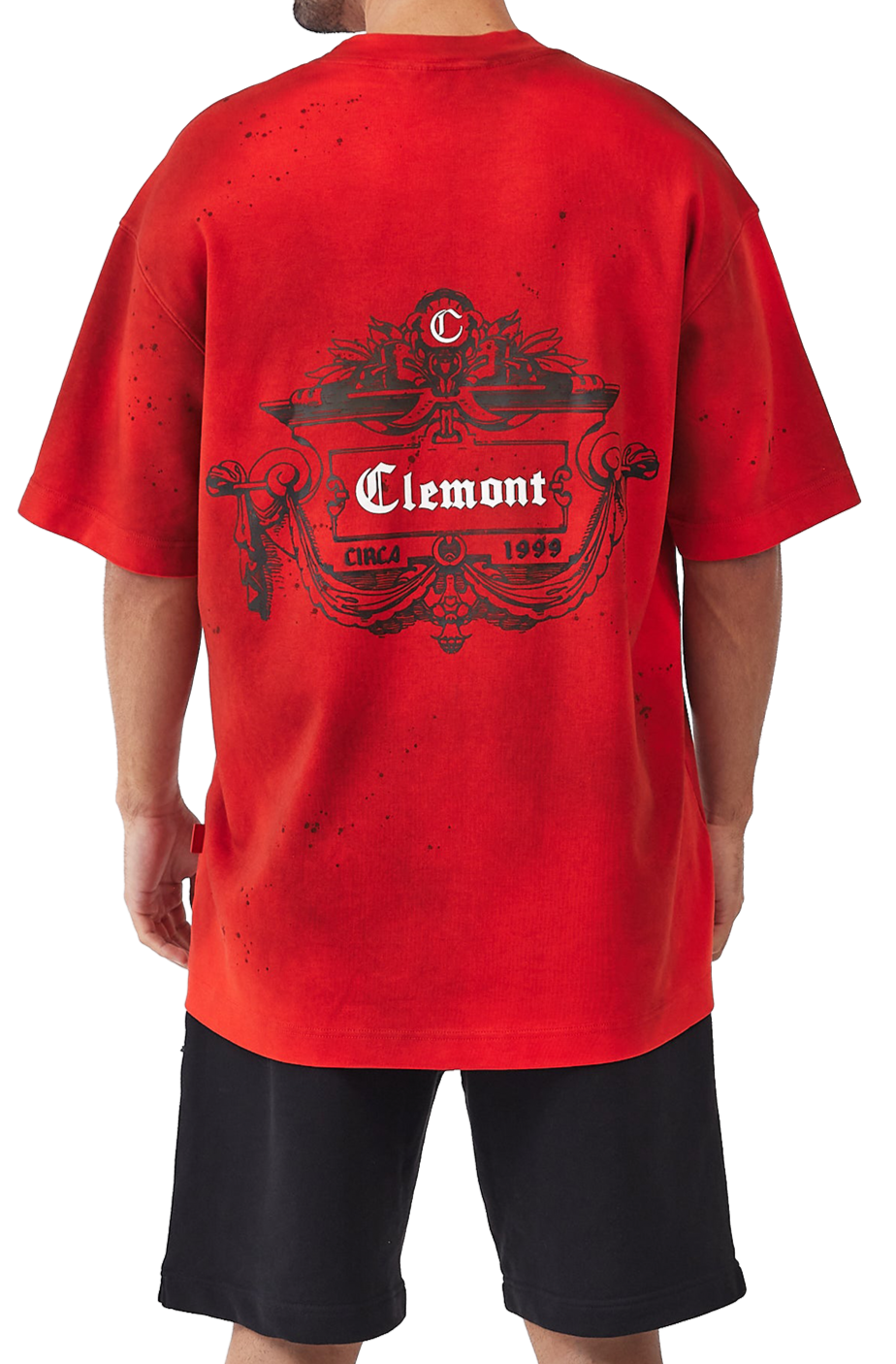 CAMISETA HOMBRE OVERSIZED DISORDINE ROJO CLEMONT
