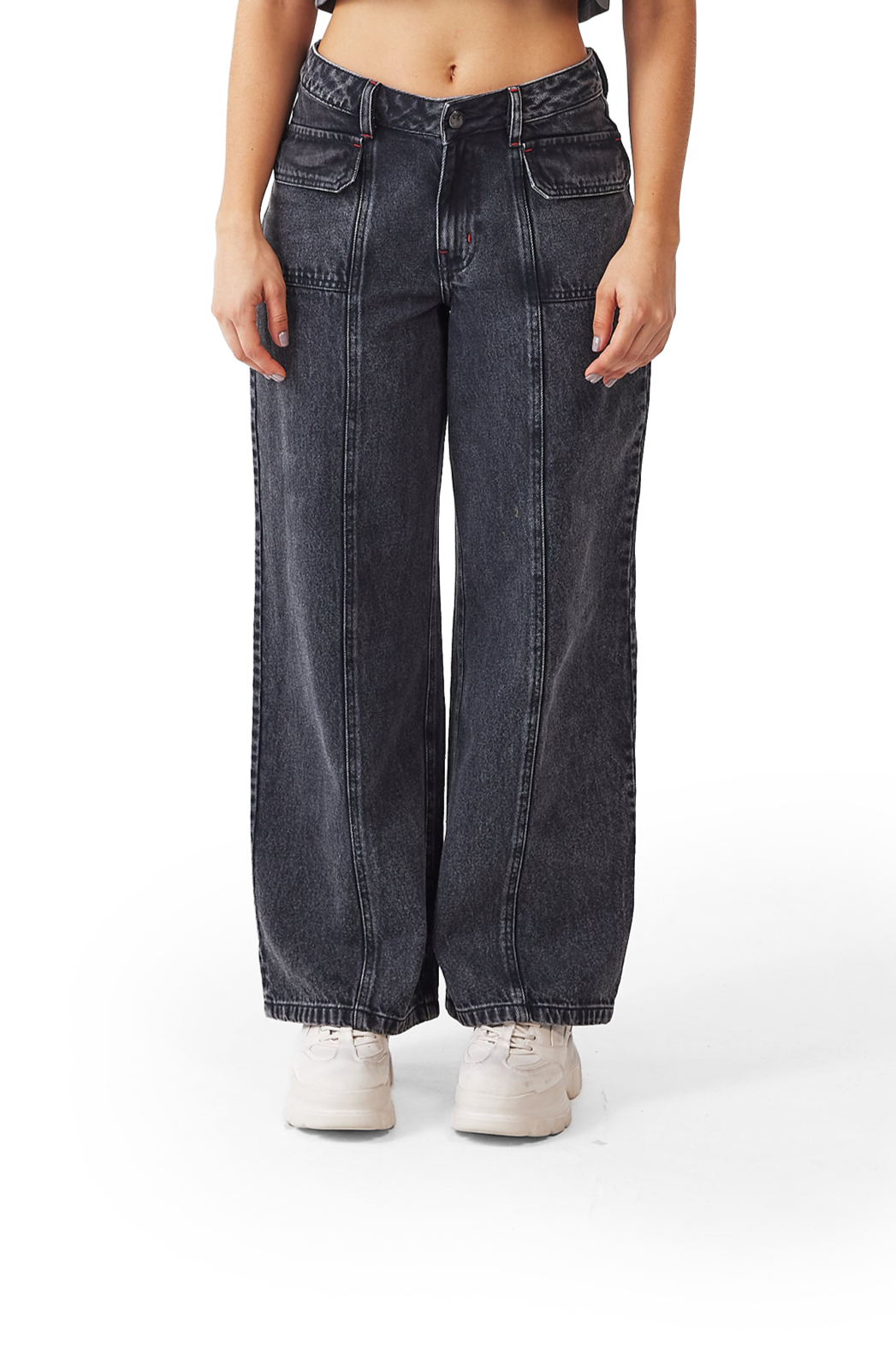 JEANS MUJER AFFLUENZA NEGRO CLEMONT