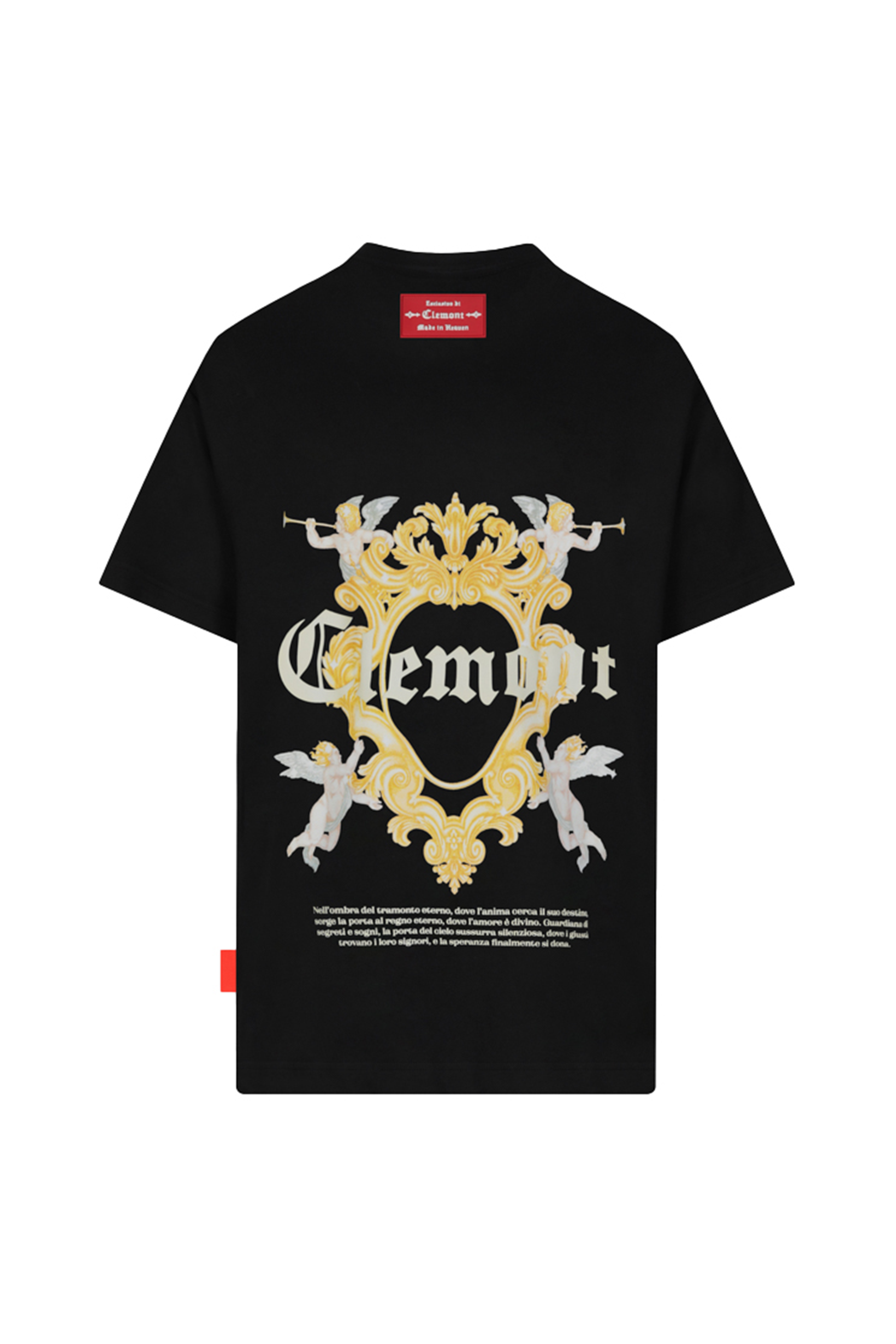 CAMISETA OVERSIZED ILLUMINATO NEGRO CLEMONT