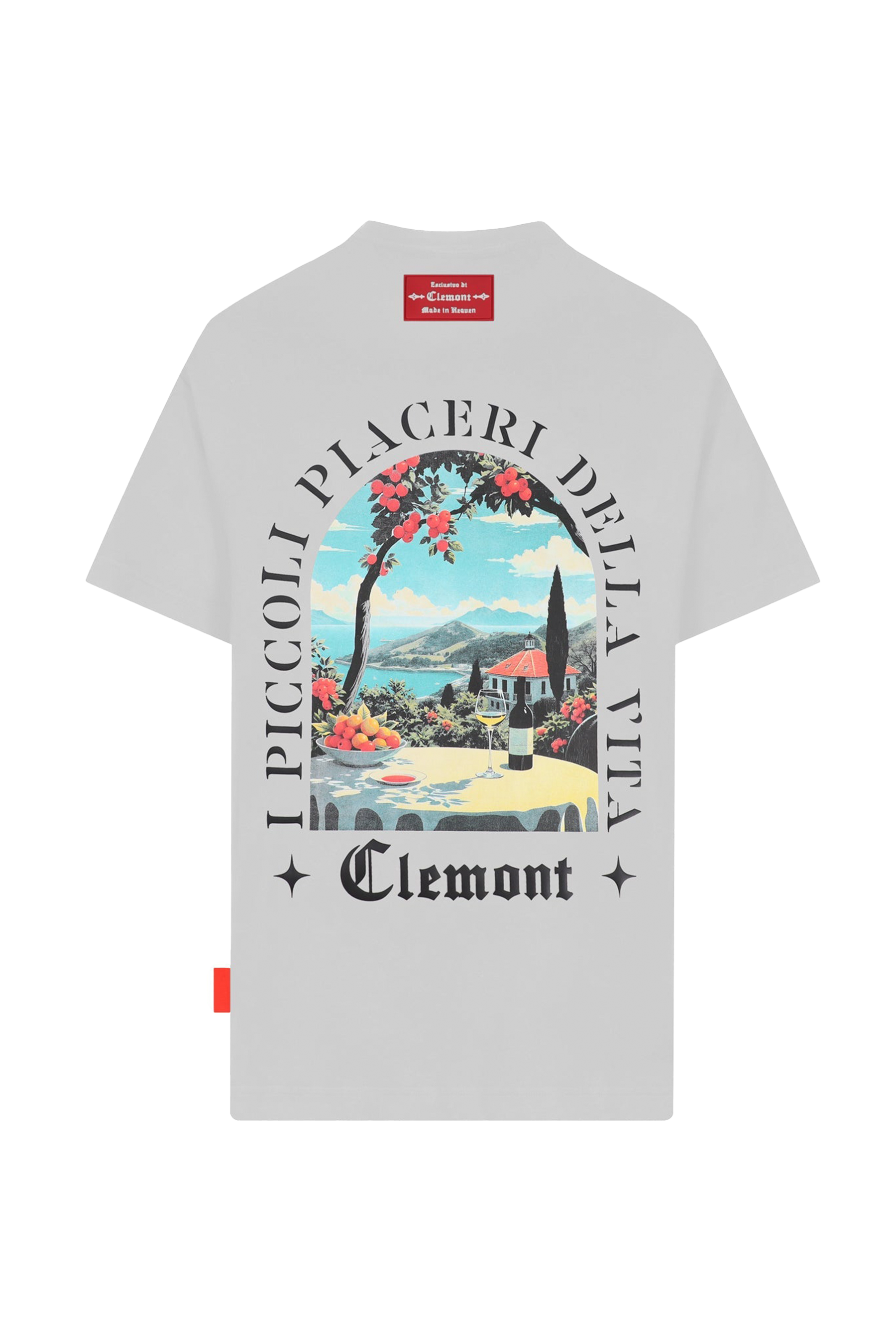 T-SHIRT MEN OVERSIZED ECLATANTE GREY CLEMONT