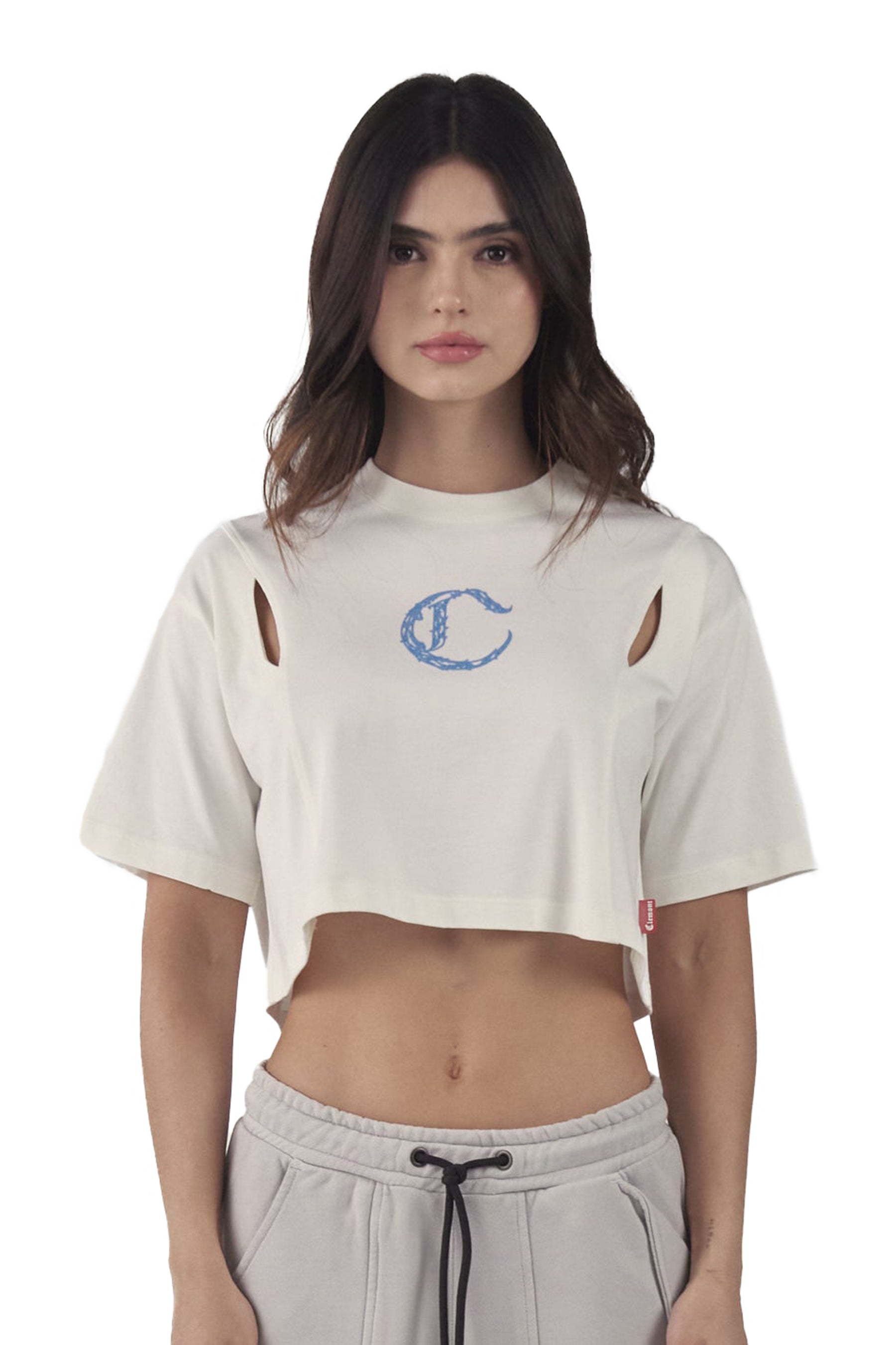 CROPTOPOVERSIZED SACRALITÁ CREMA CLEMONT