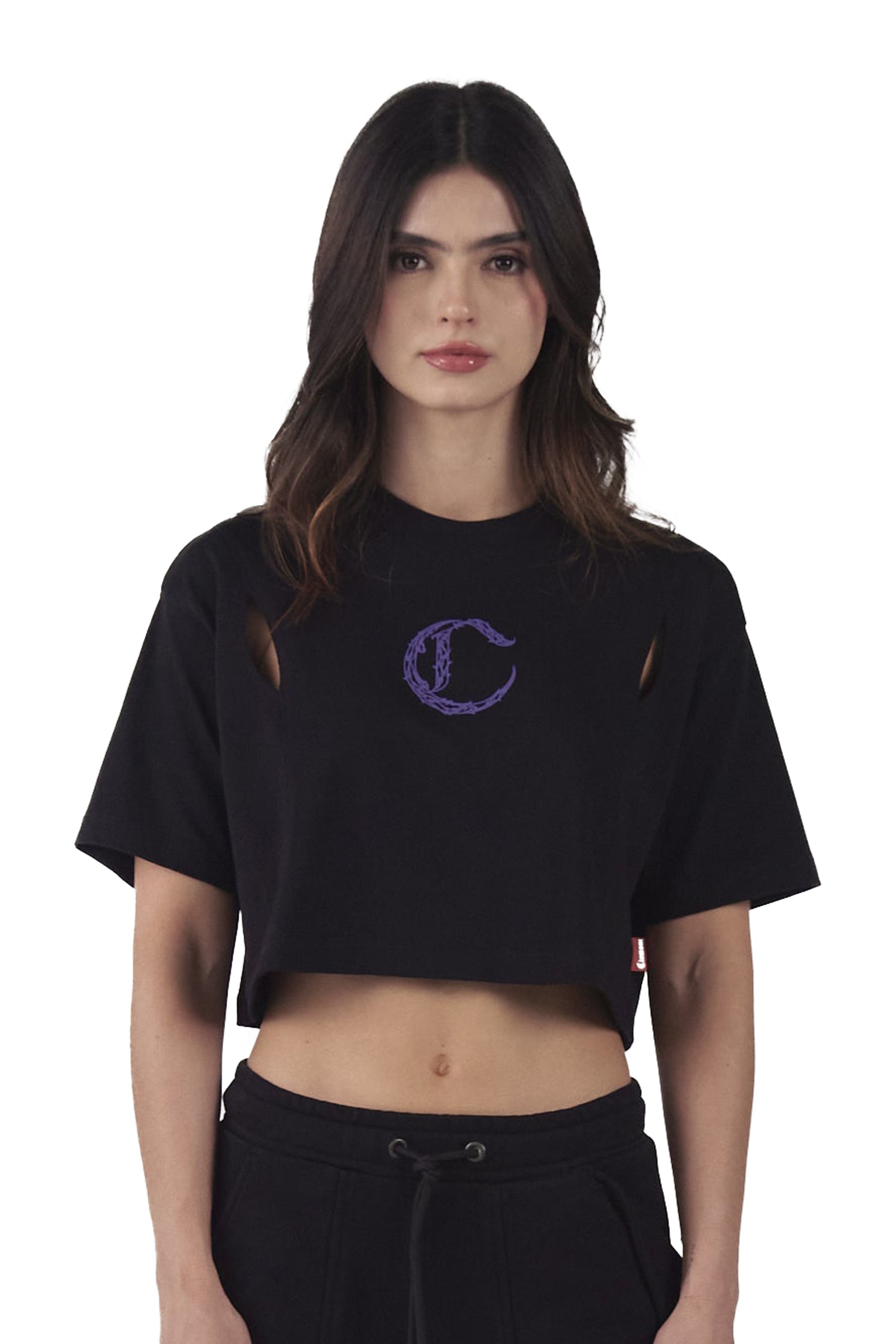 CROPTOPOVERSIZED SACRALITÁ NEGRO CLEMONT