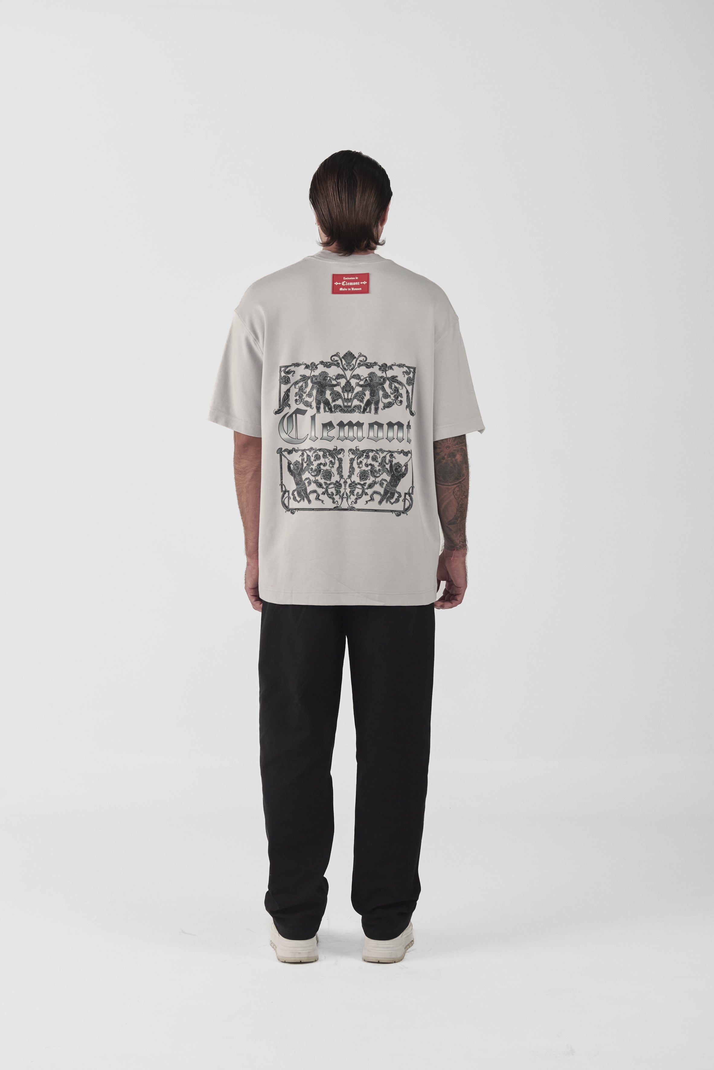 CAMISETA OVERSIZED ARCANGELO GRIS CLEMONT