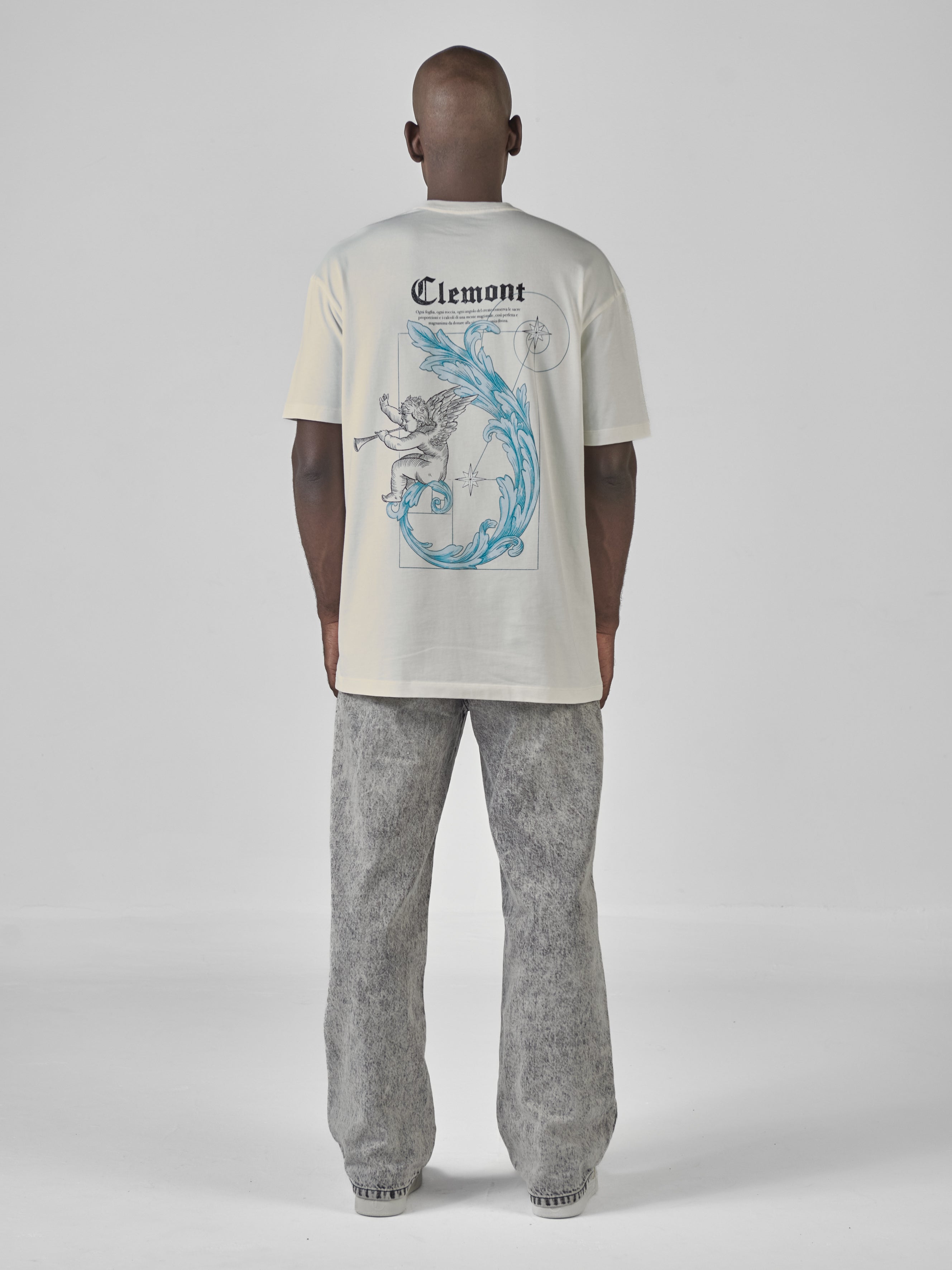CAMISETA SPIRALE CREMA CLEMONT