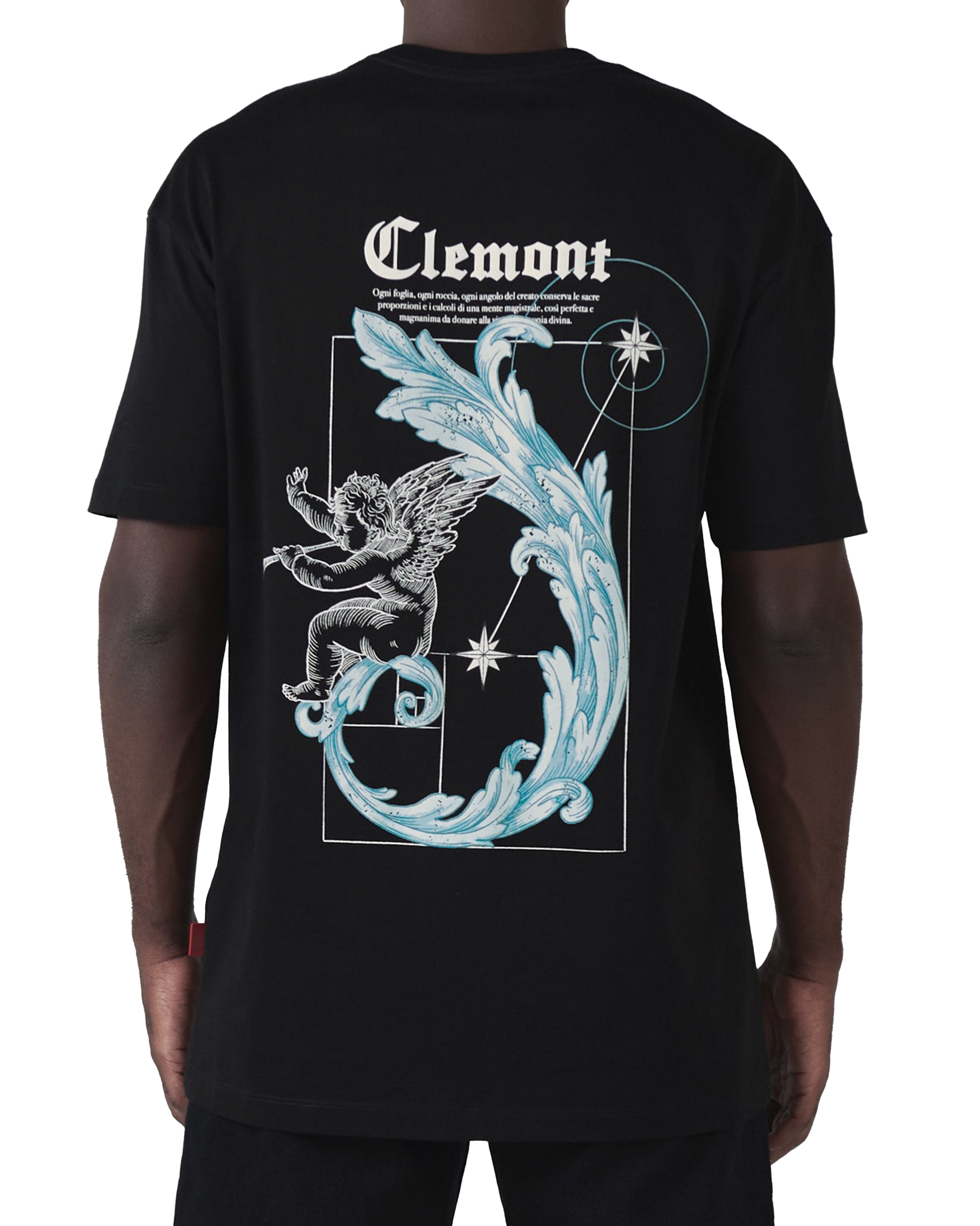 CAMISETA SPIRALE NEGRO CLEMONT