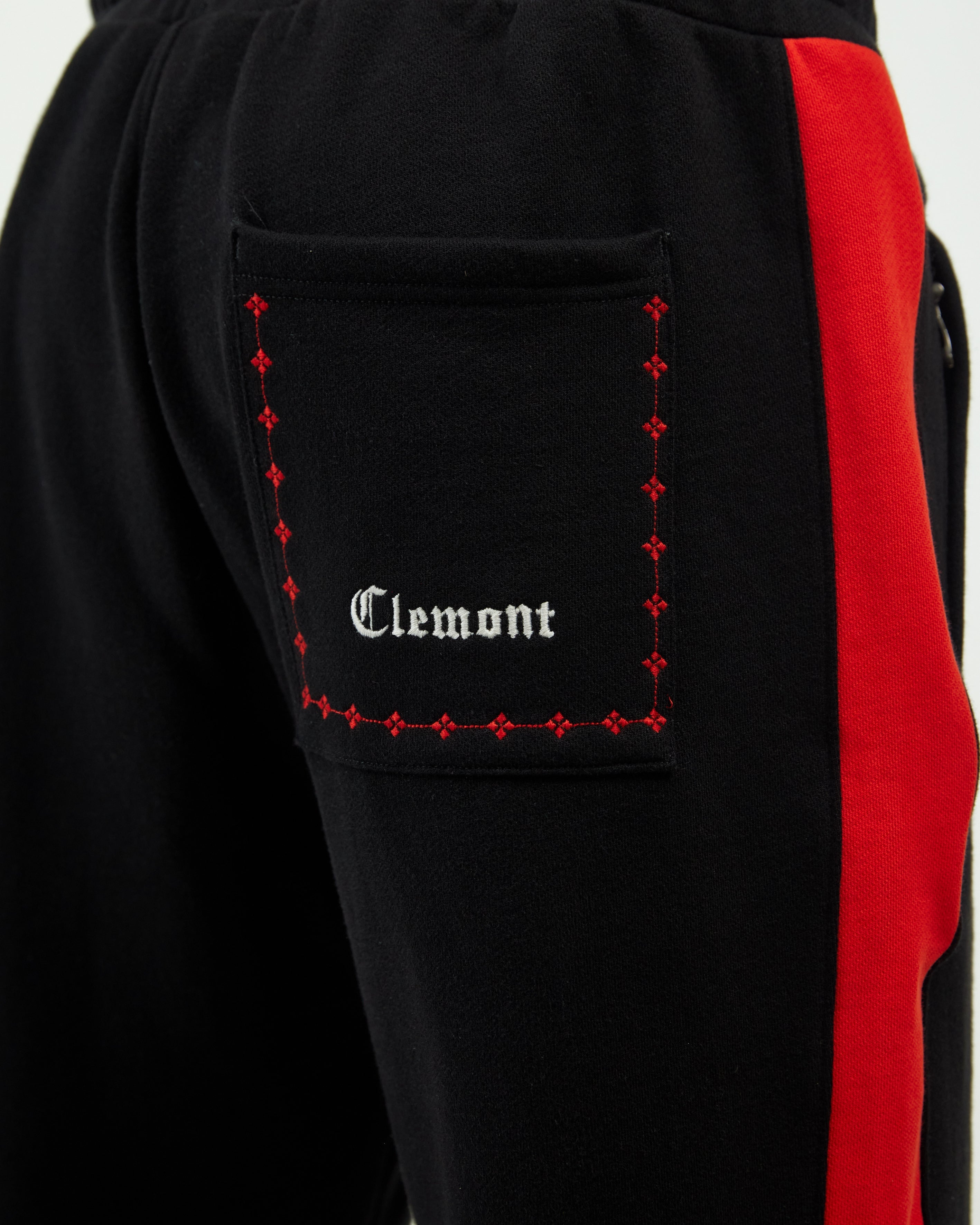 SWEAT PANTS MEN  RISPLENDERE BLACK CLEMONT