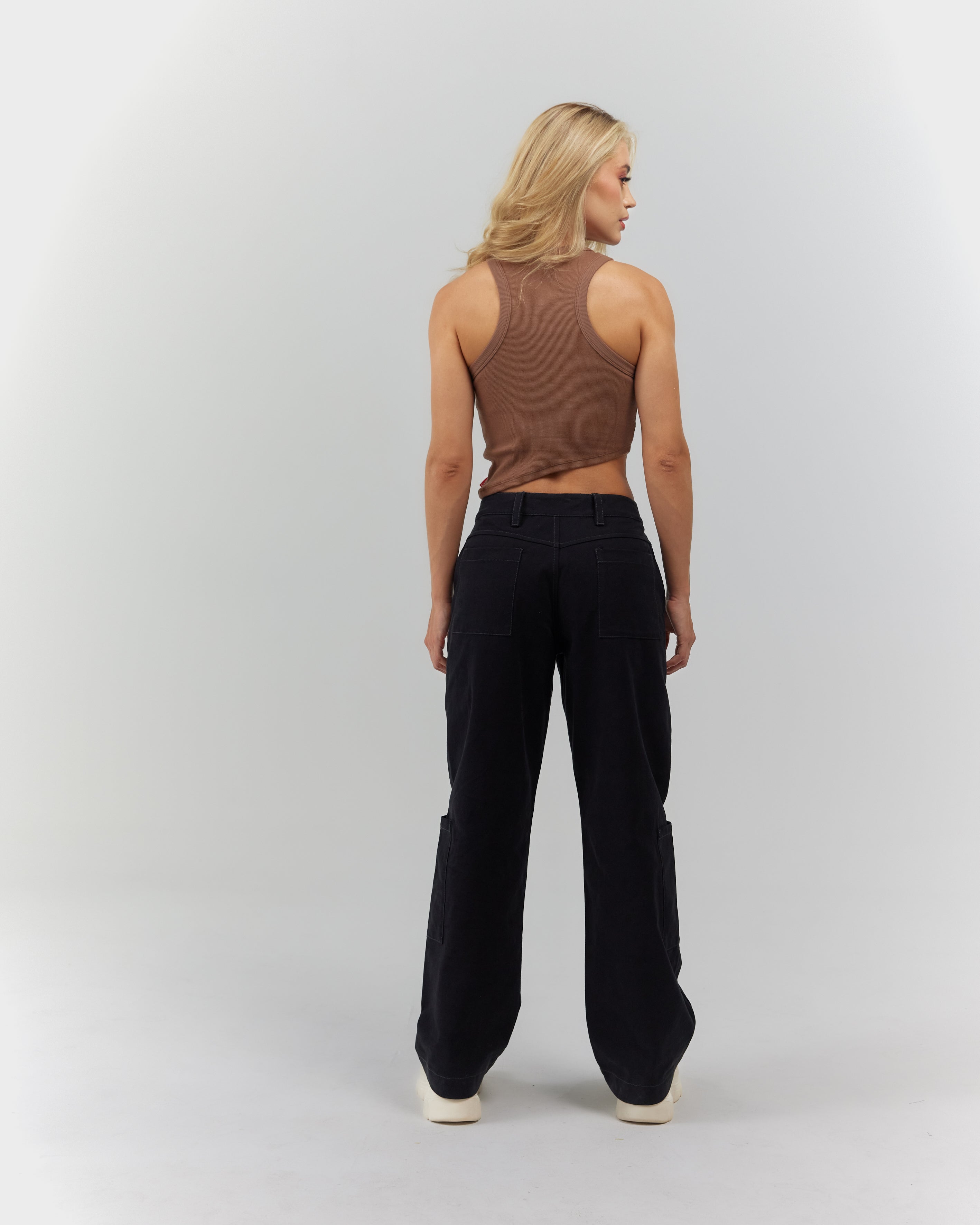 3 PACK CROP TOP MUJER PIACEVOLE NEGRO/GRIS/NUDE CLEMONT