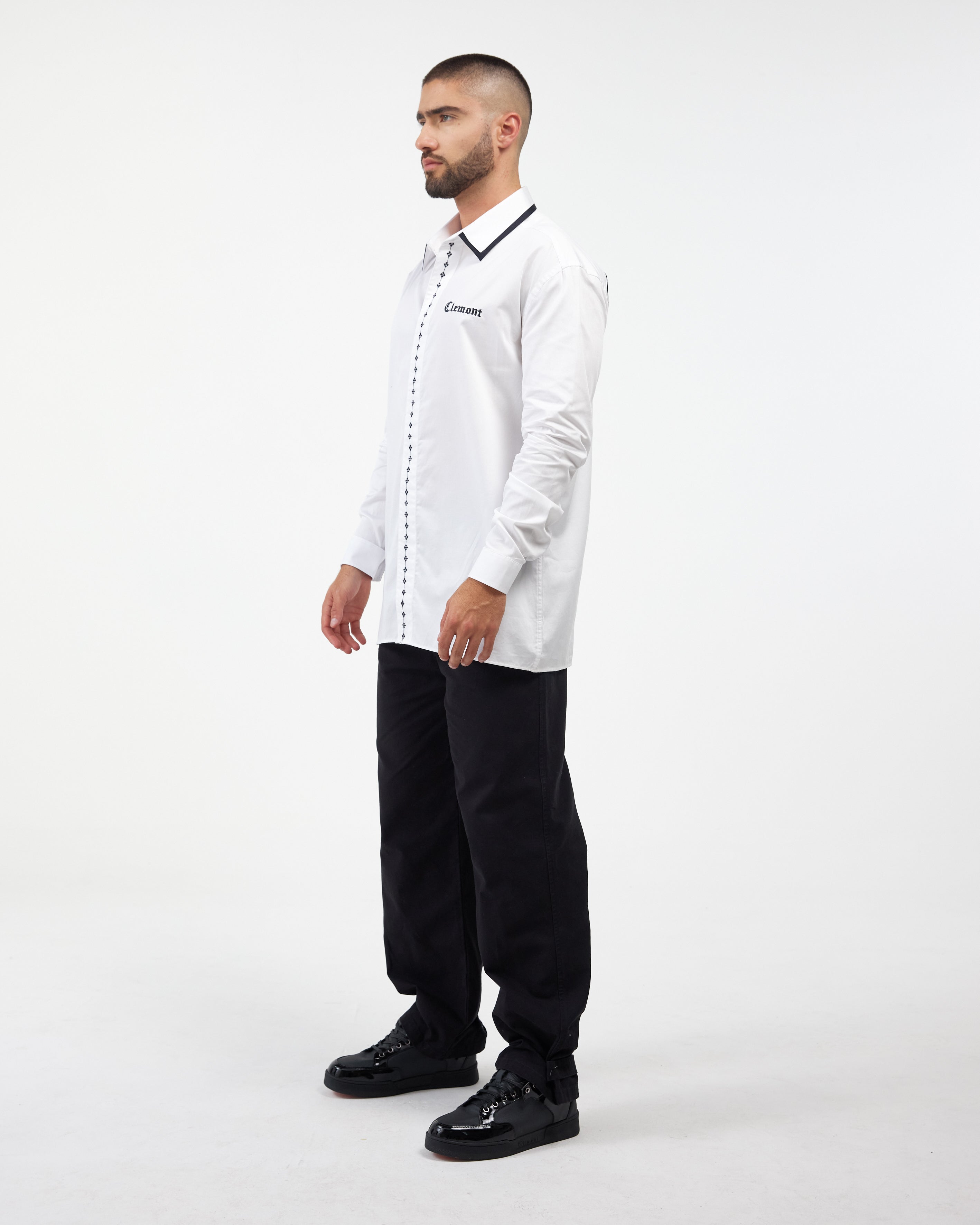 PANTS MEN  EREDITÁ BLACK CLEMONT
