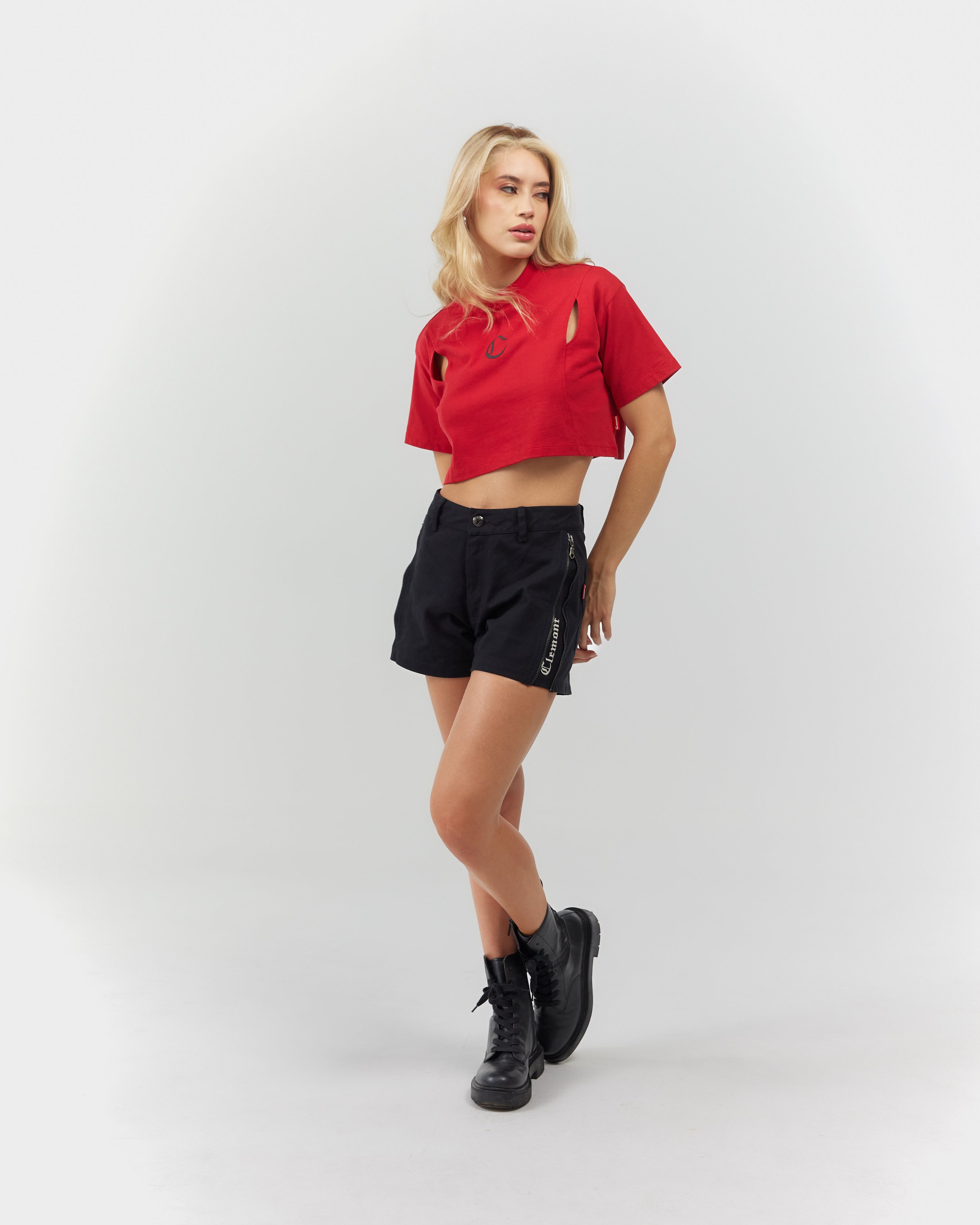 CROP TOP MUJER ARMONIOSO  RED CLEMONT