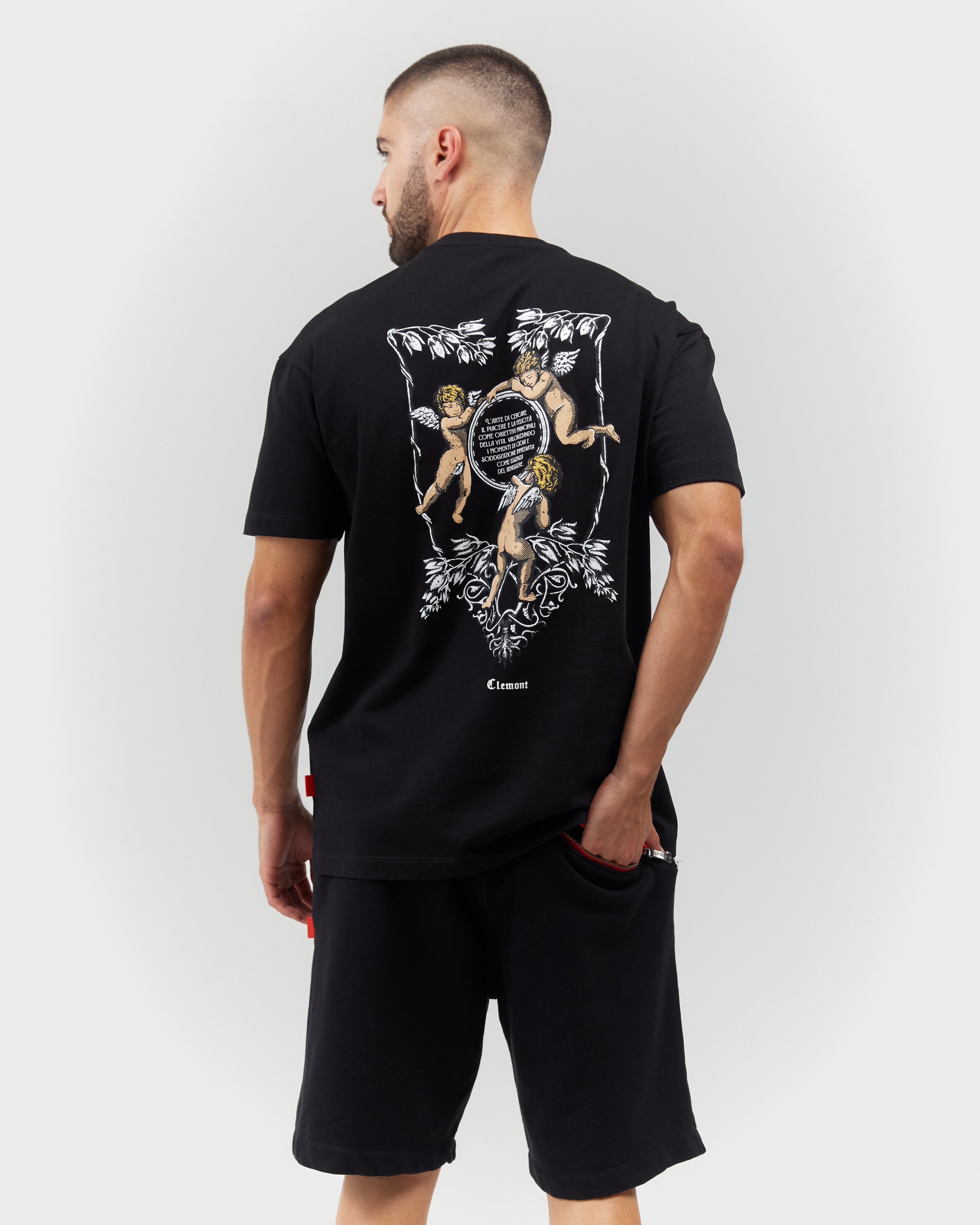 T-SHIRT MEN ARDORE BLACK  CLEMONT