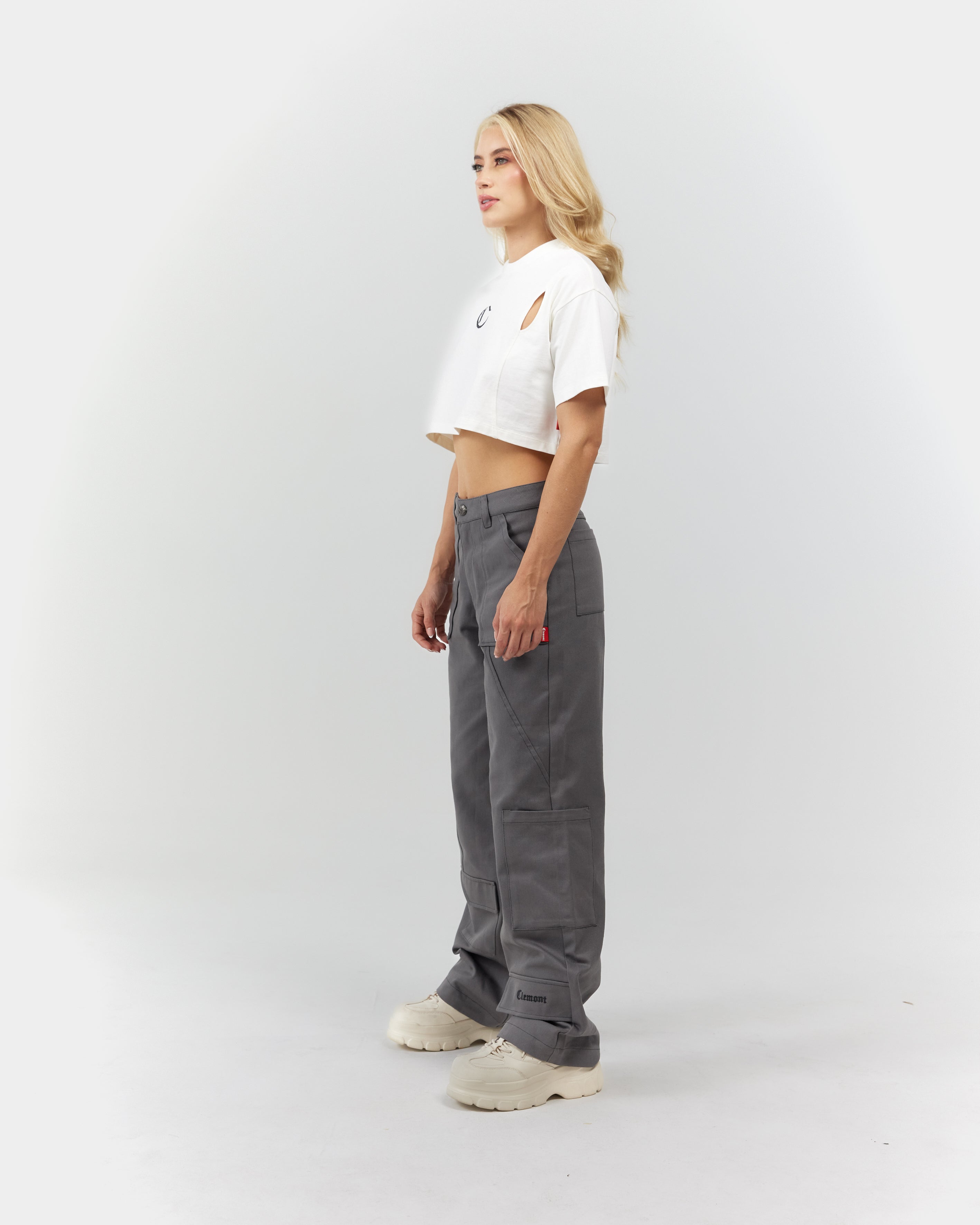 CROP TOP MUJER  ARMONIOSO  CREMA CLEMONT