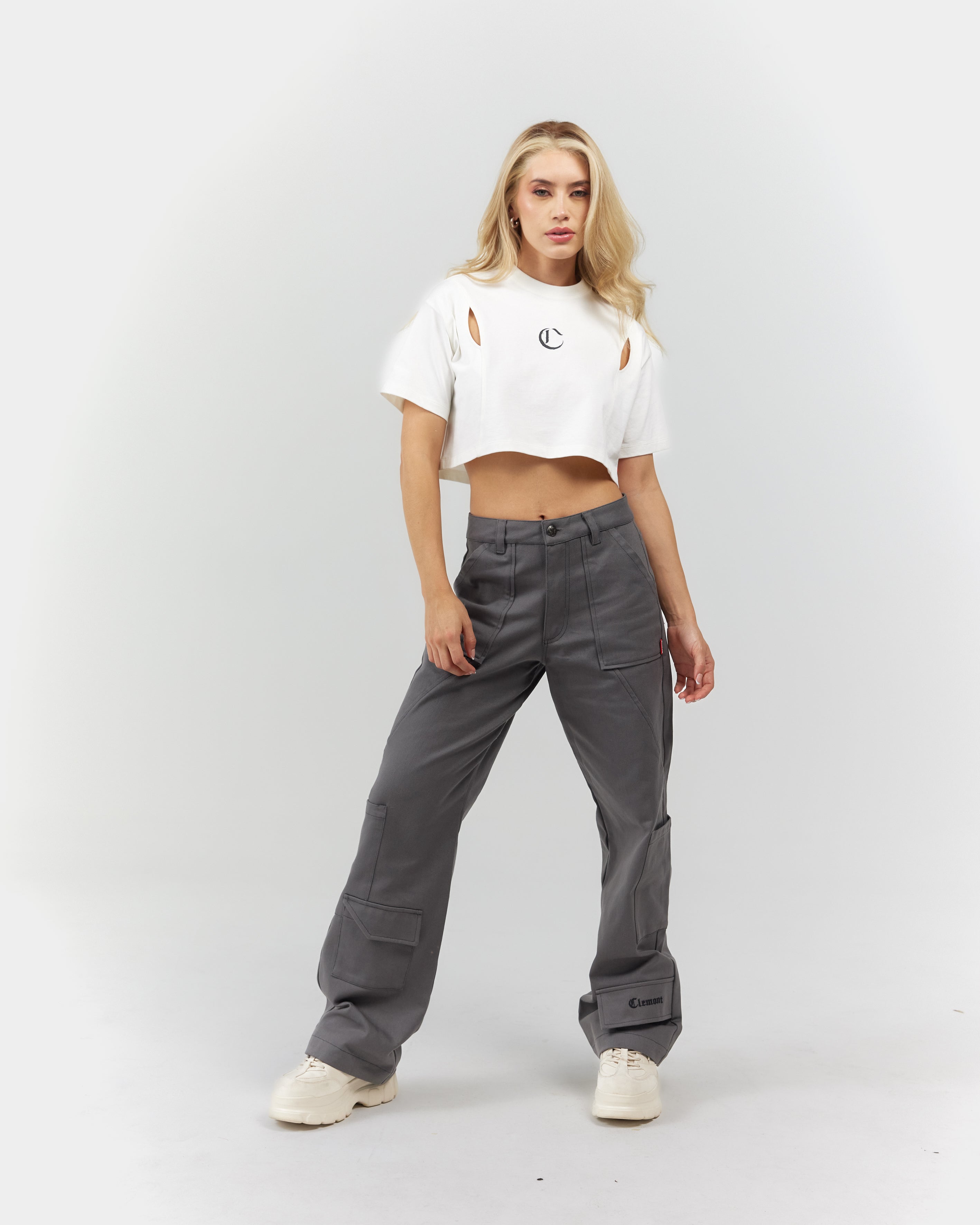 CROP TOP MUJER  ARMONIOSO  CREMA CLEMONT