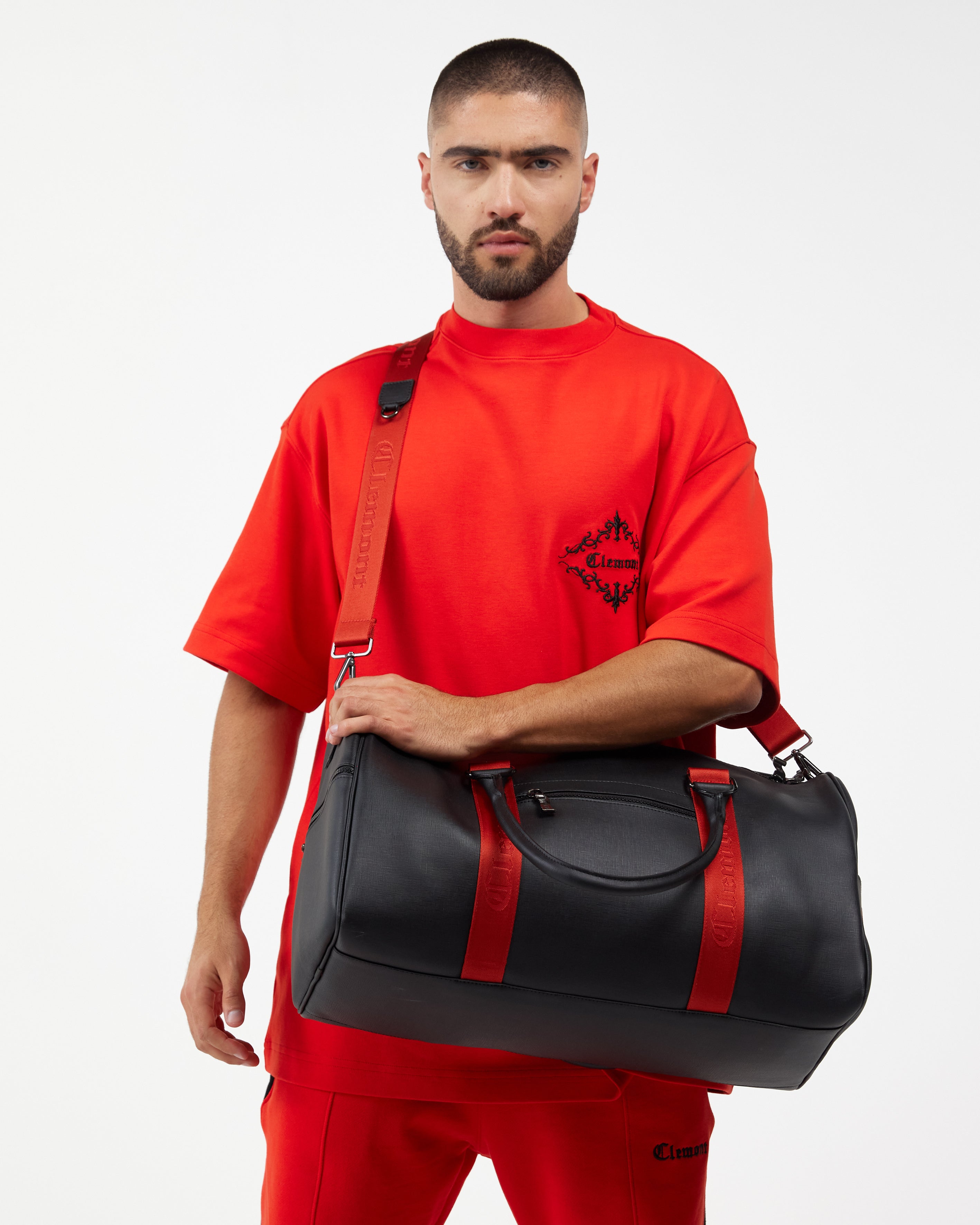 DUFFLE BAG  LUCENTE  NEGRO CLEMONT