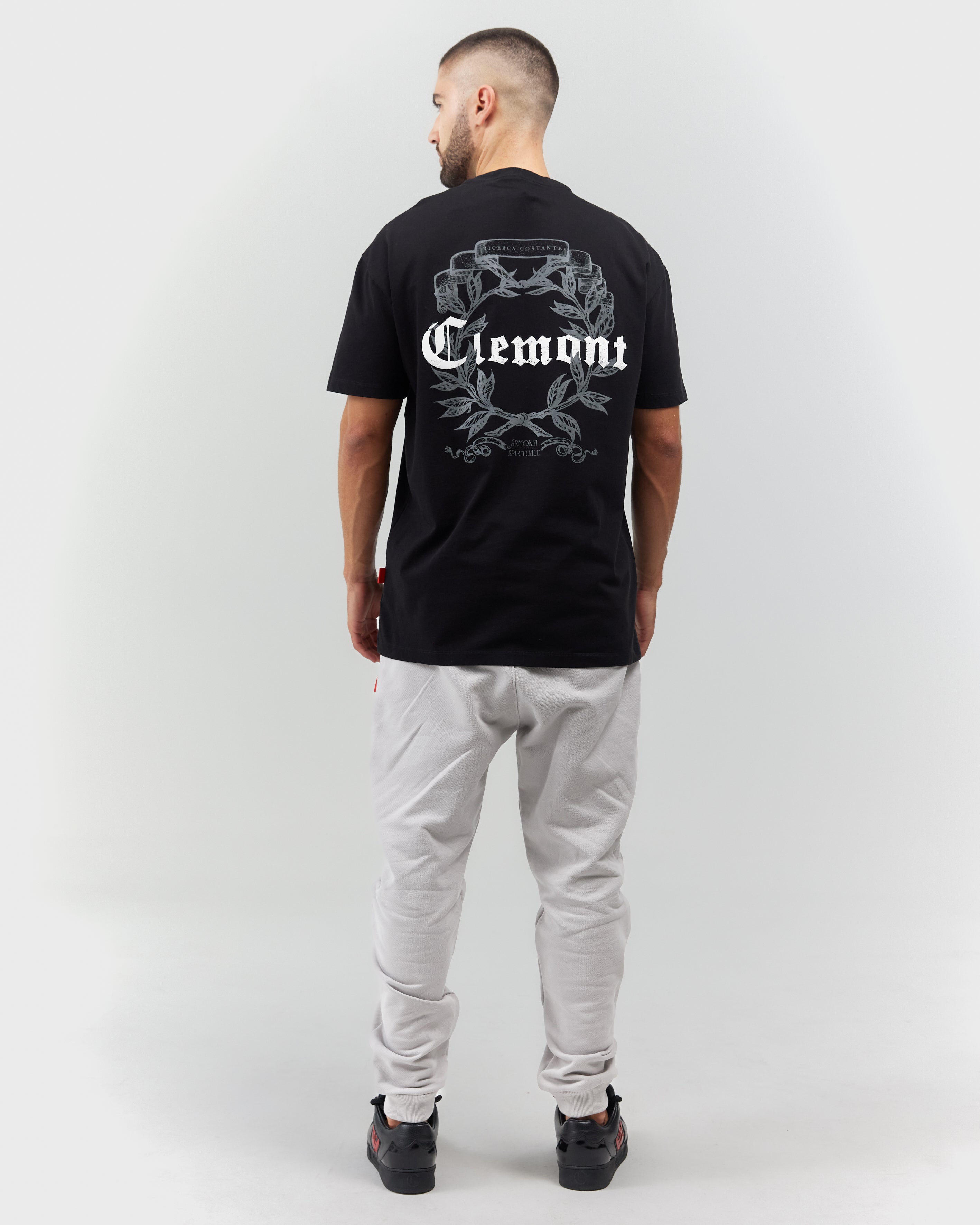 T-SHIRT MEN ESTREMO BLACK  CLEMONT