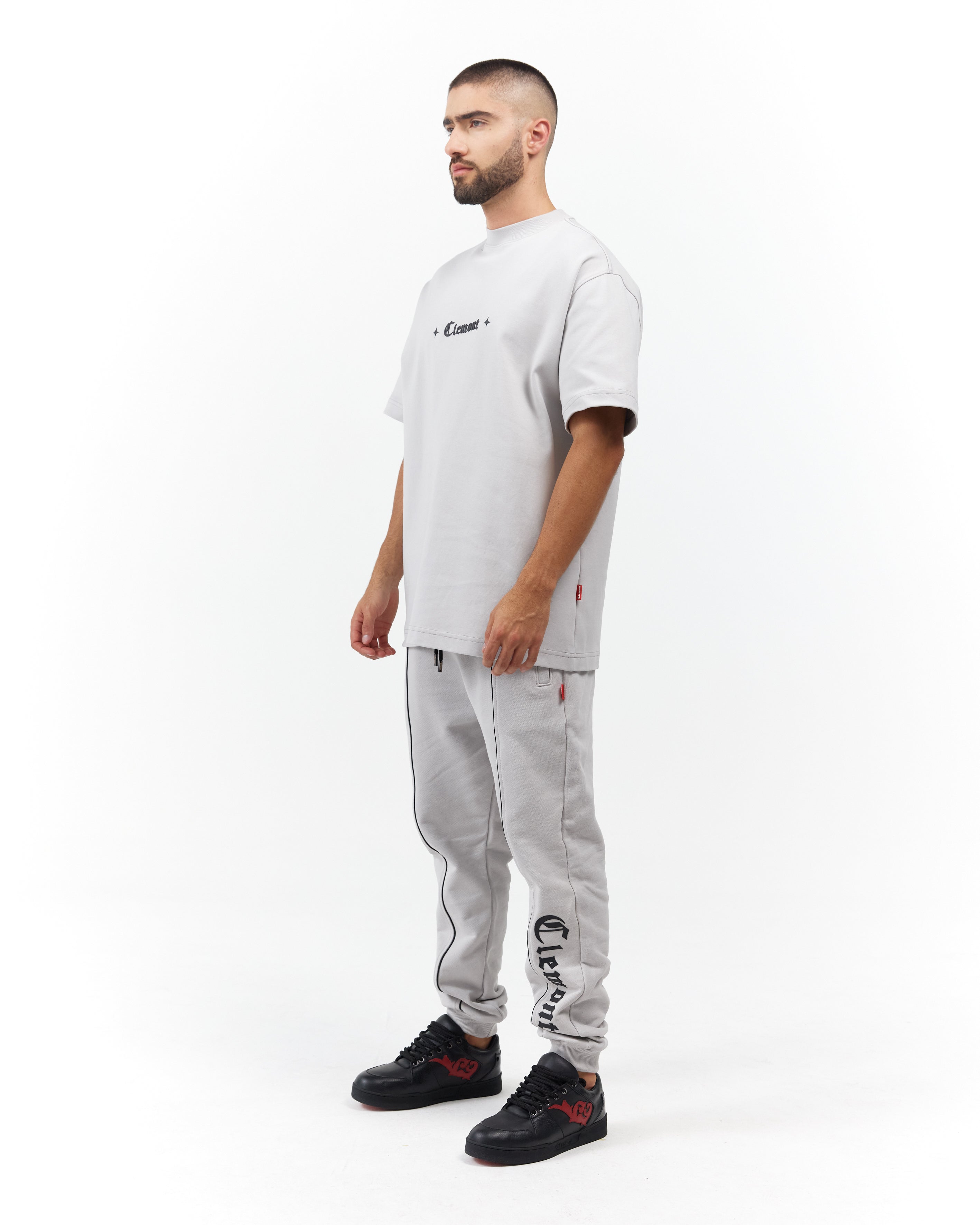T-SHIRT MEN OVERSIZED  ECLATANTE GREY CLEMONT