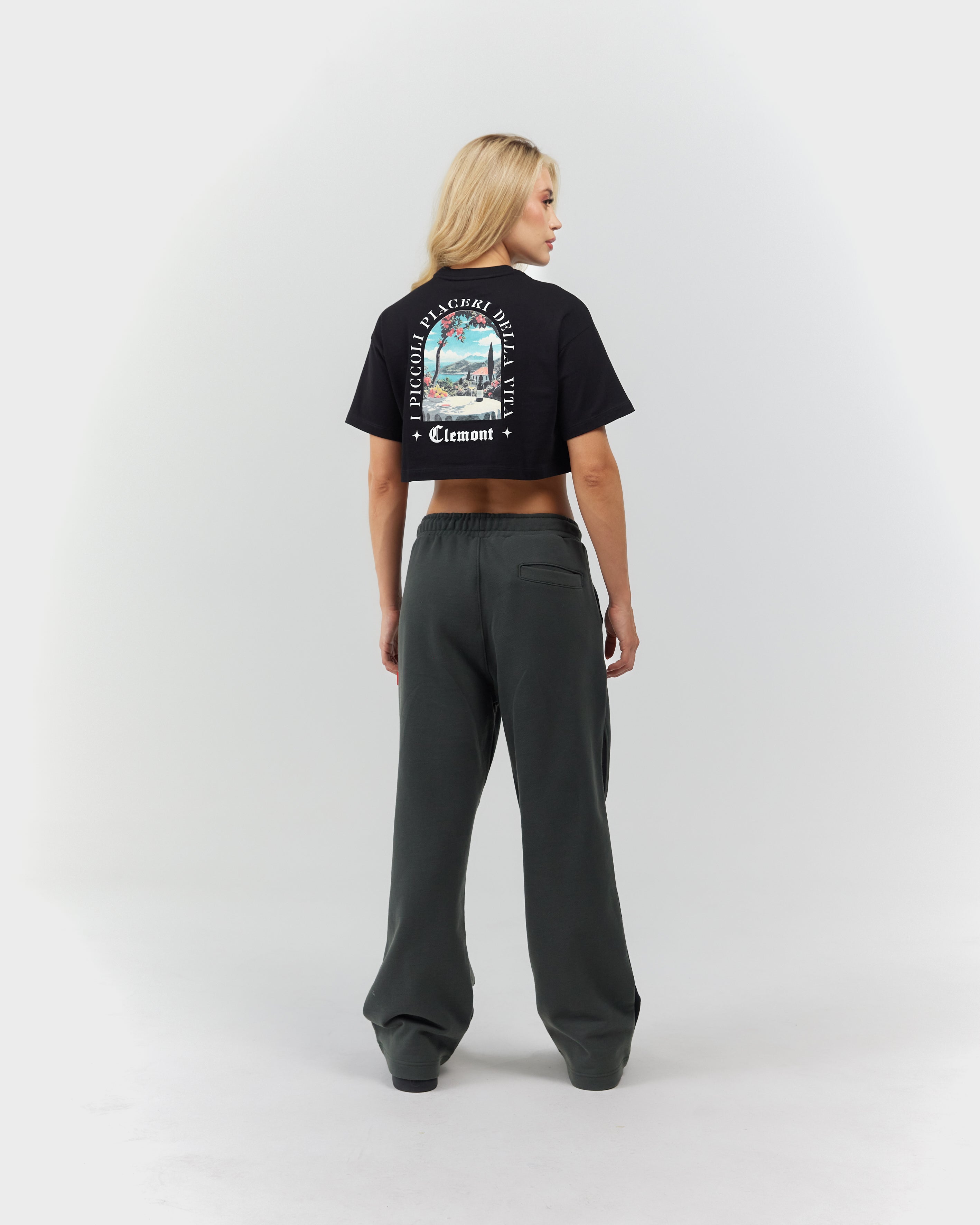 CROP TOP MUJER ARDENTE NEGRO CLEMONT