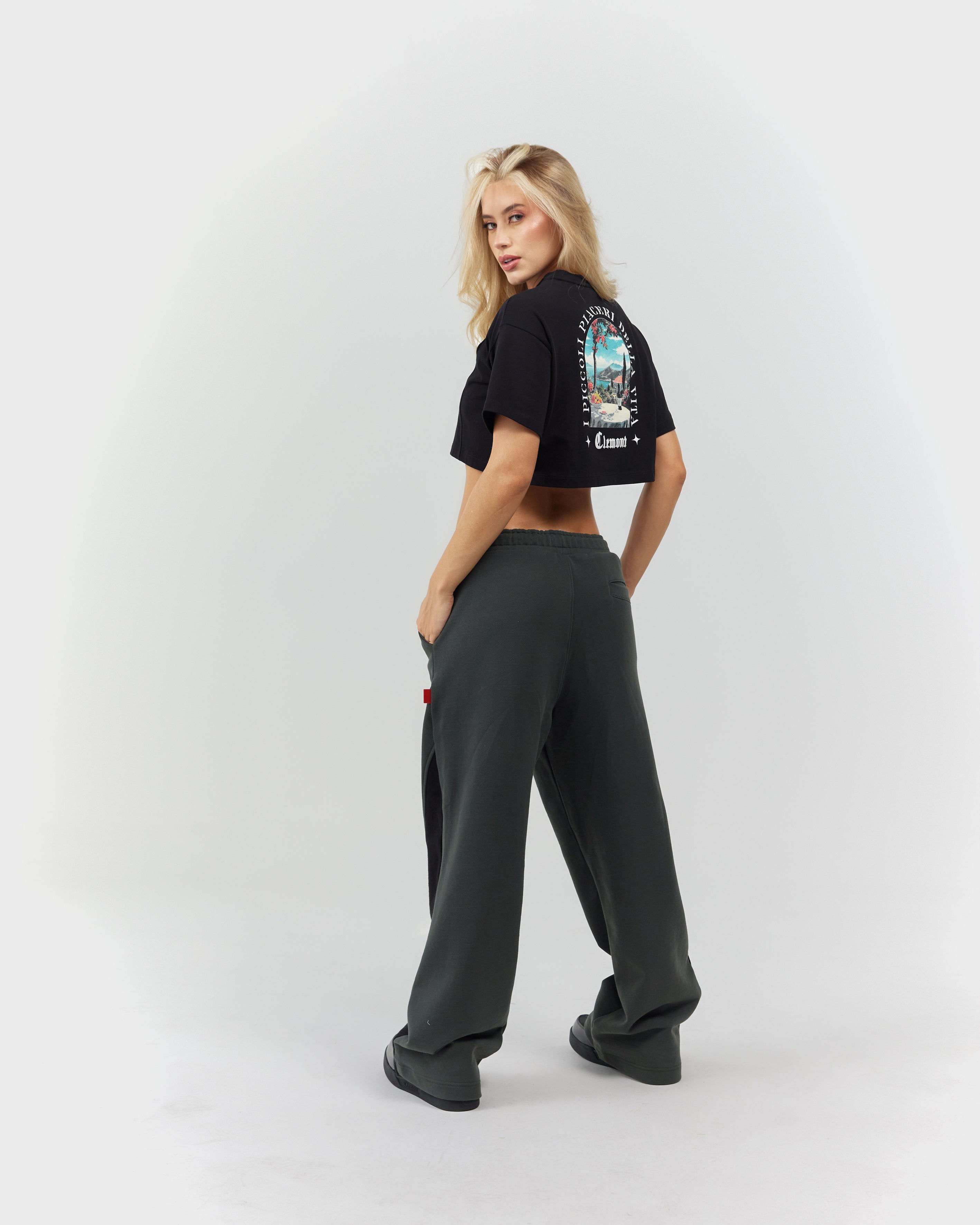 CROP TOP MUJER ARDENTE NEGRO CLEMONT
