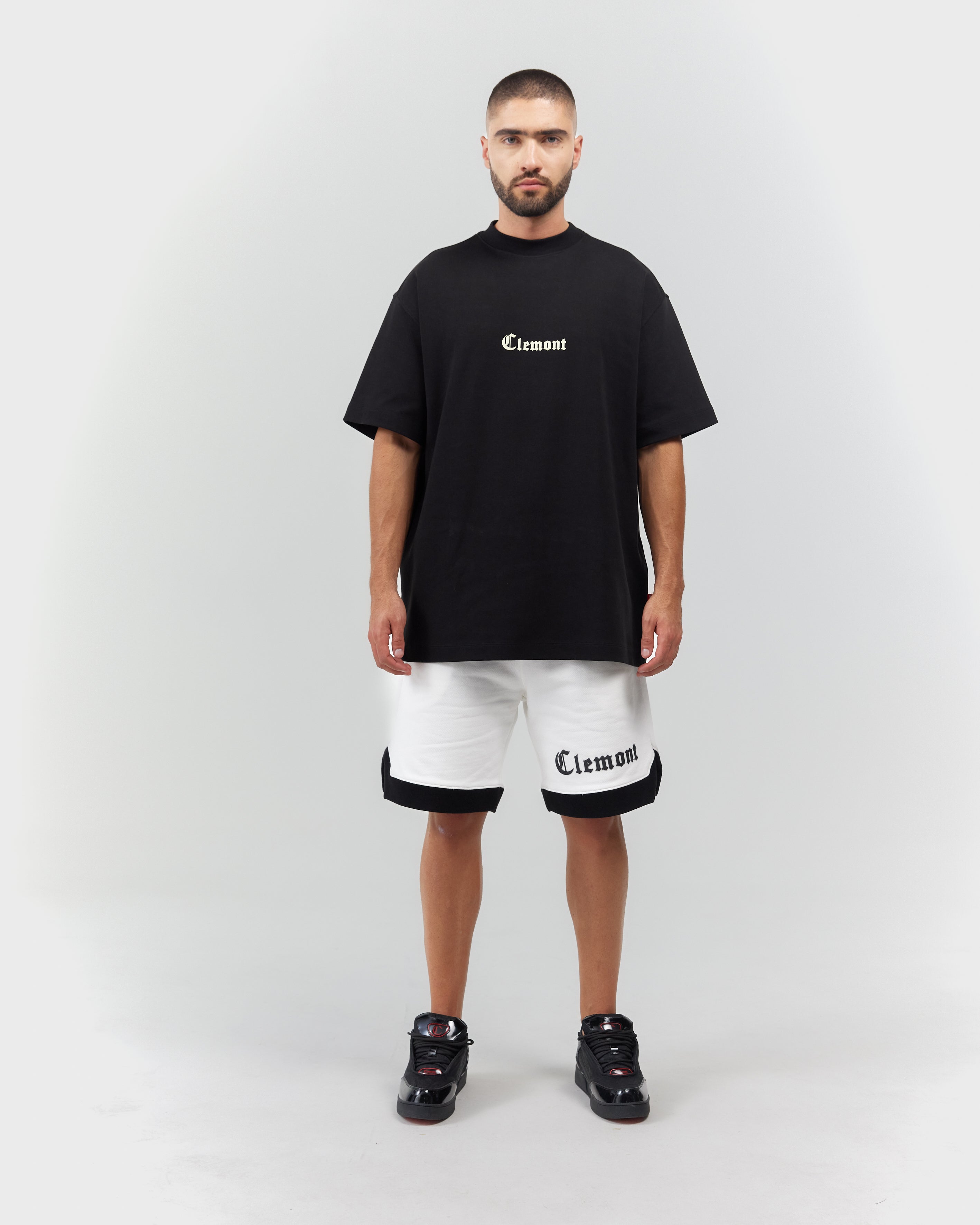 T-SHIRT MEN OVERSIZED  FULGORE BLACK  CLEMONT